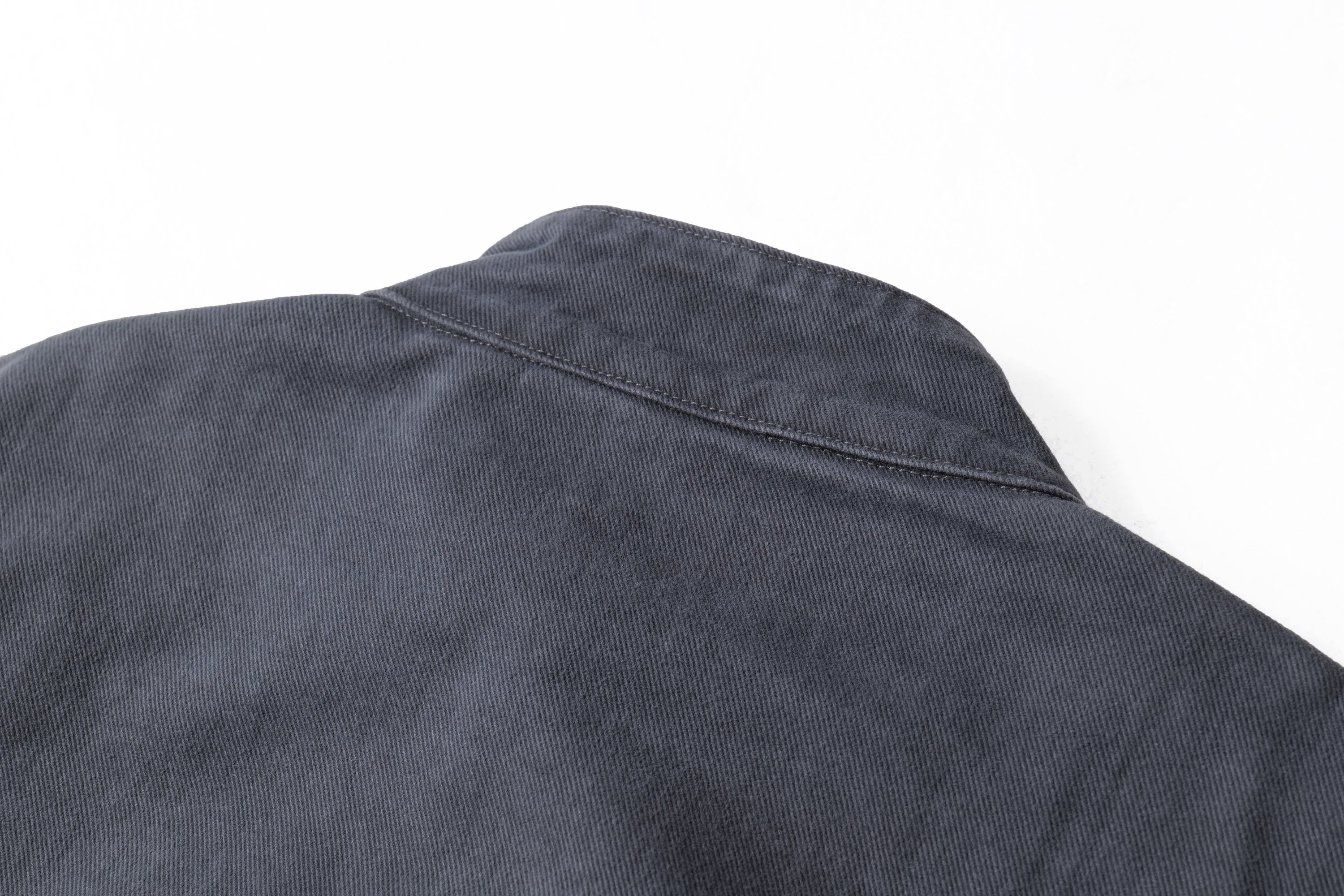 Washed Curved-Panel Bomber Jacket | Relaxed Fit Cotton