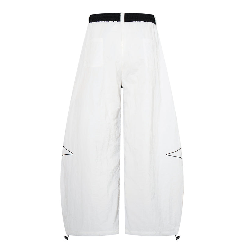 Omirad Starline Wide-Leg Track Pants | Star Graphic Streetwear