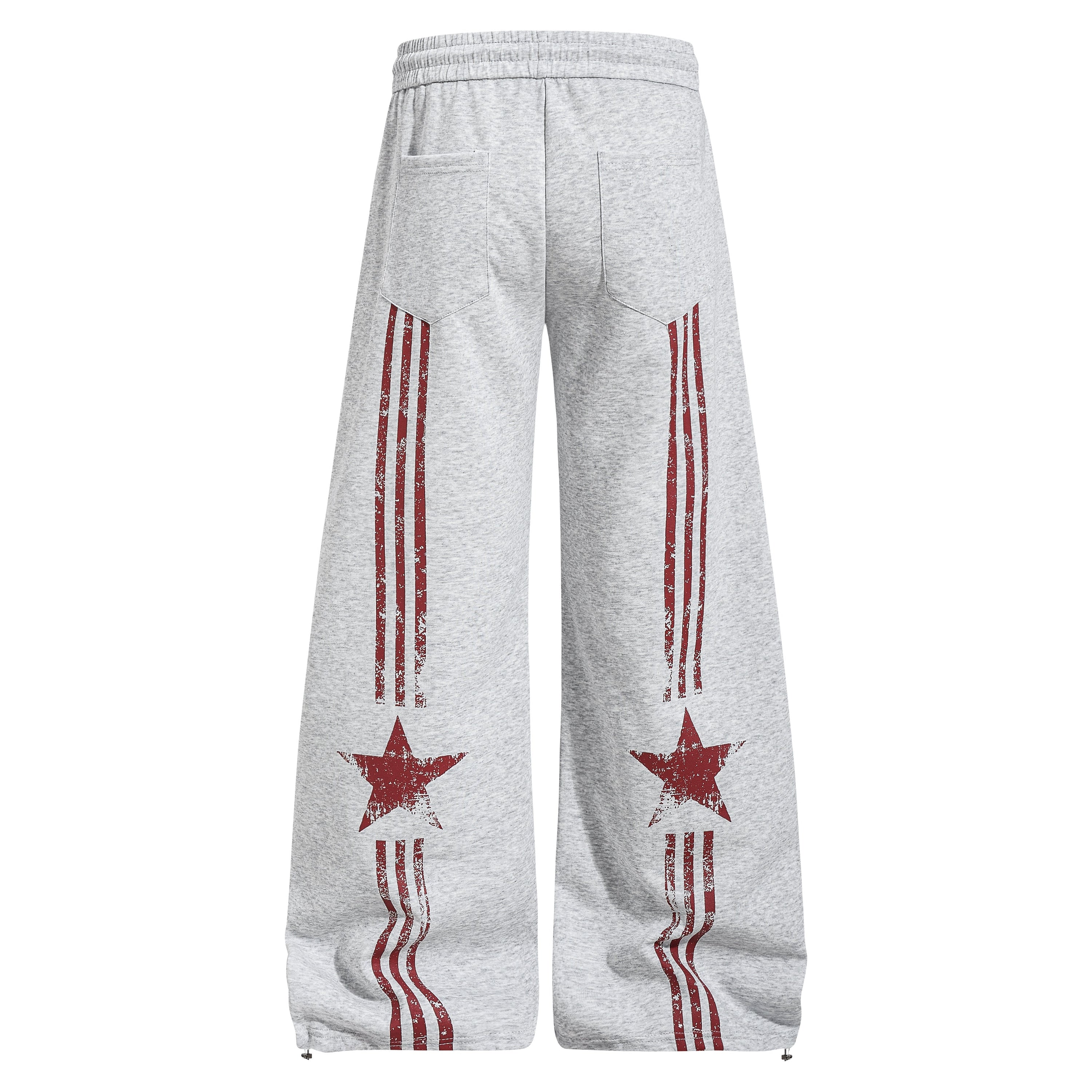 Omirad Vintage Star Wide-Leg Sweatpants | Retro Streetwear