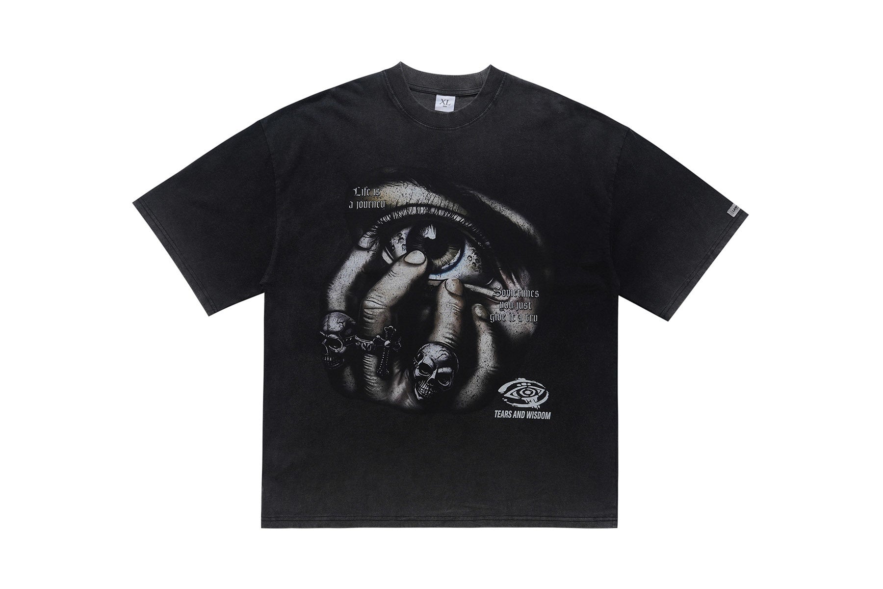 Omirad Tears & Wisdom Oversized Graphic Tee | Dark Streetwear