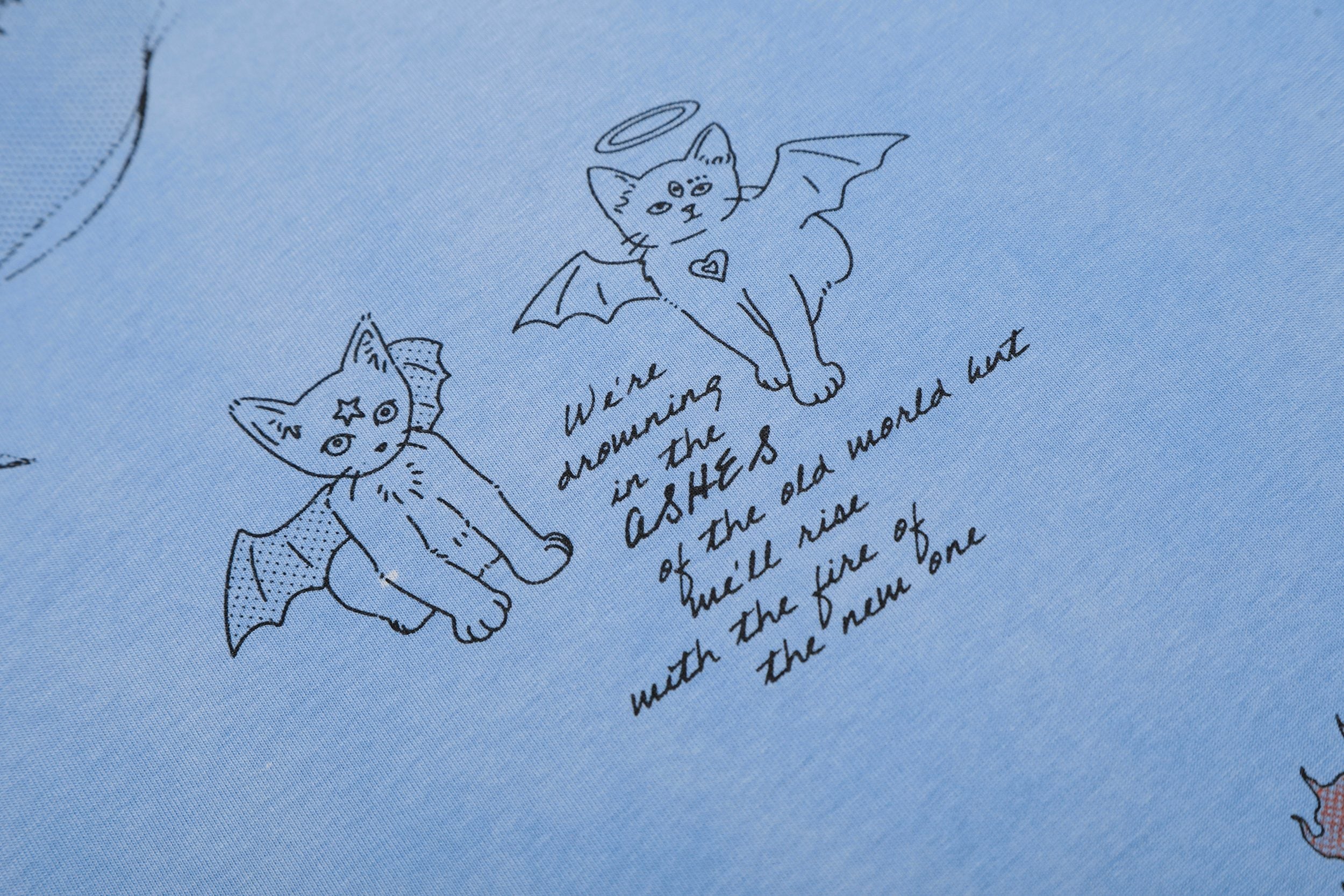 Omirad Cute Sketch Graphic Tee | Streetwear Cotton T-Shirt