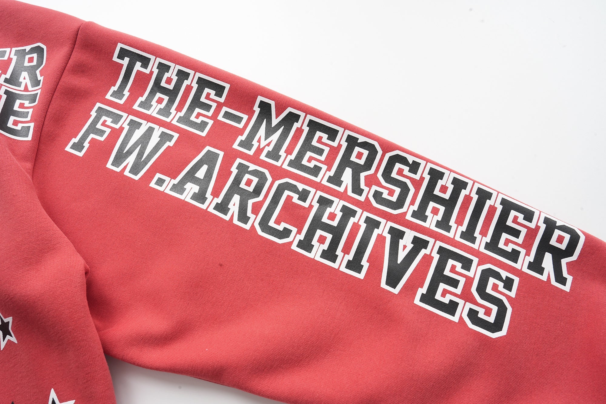 Mershier Retro Varsity Zip Hoodie | Star Print Streetwear