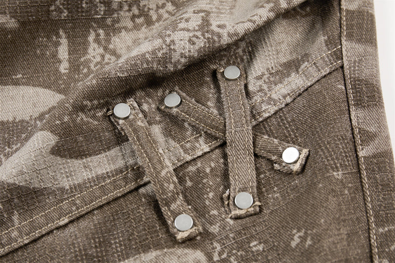 Camo Wide-Leg Sweatpants | Relaxed Fit Streetwear Pants
