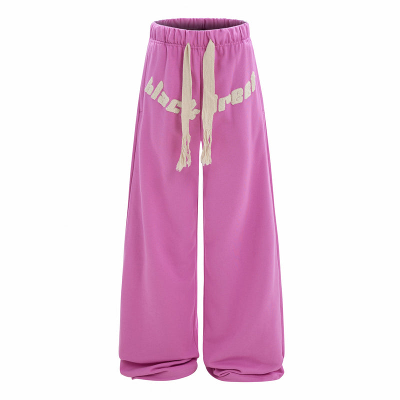 Omirad Black Rebel Oversized Wide-Leg Sweatpants