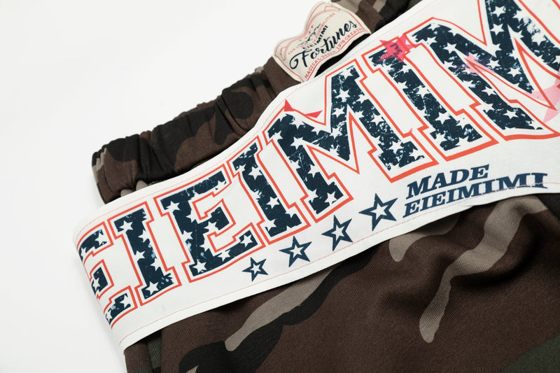 Camo Scarf-Wrap Wide Leg Pants | Streetwear Statement