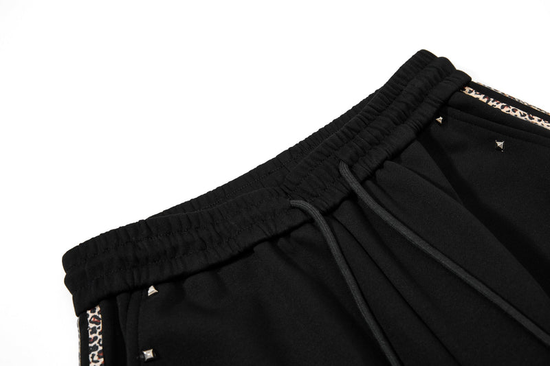 Omirad Gothic Cross Track Pants | Wide-Leg Streetwear