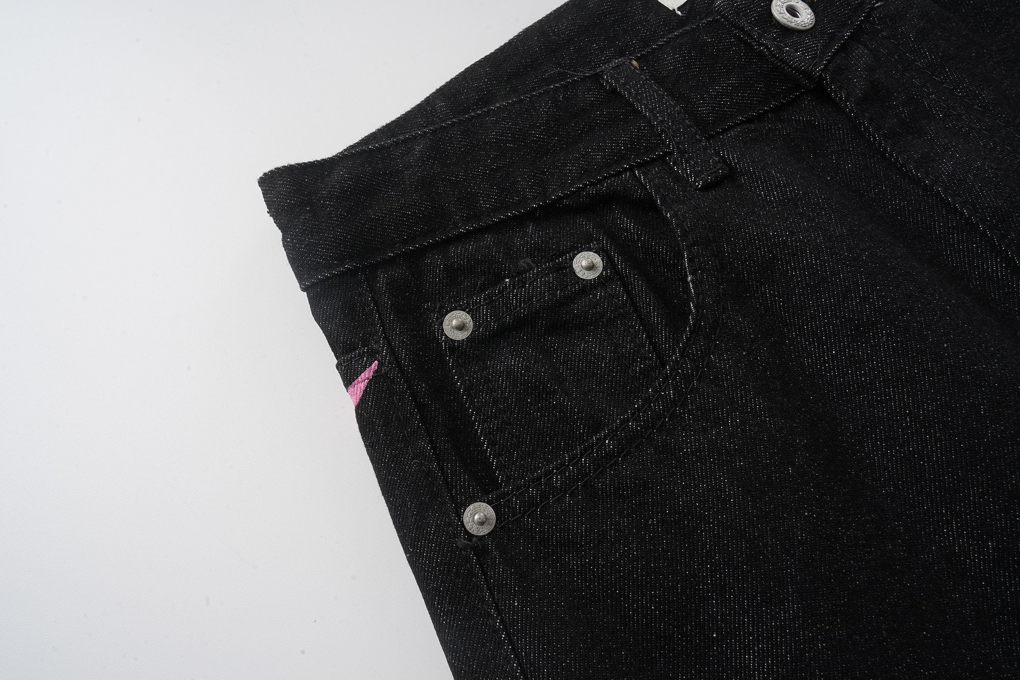 Cross Pocket Graphic Wide-Leg Jeans | Streetwear Denim