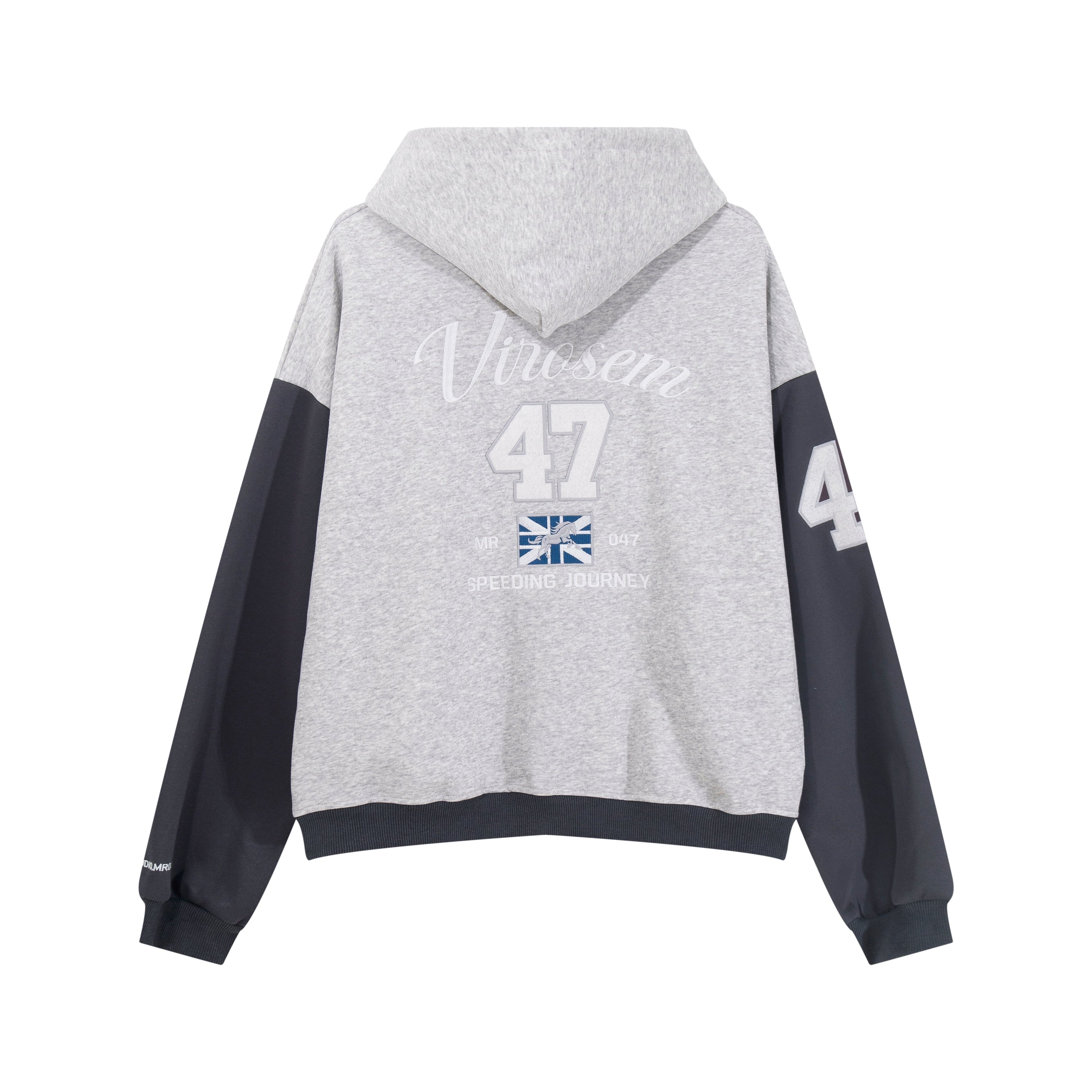 Virosem Unicorn Varsity Zip Hoodie – Collegiate Streetwear