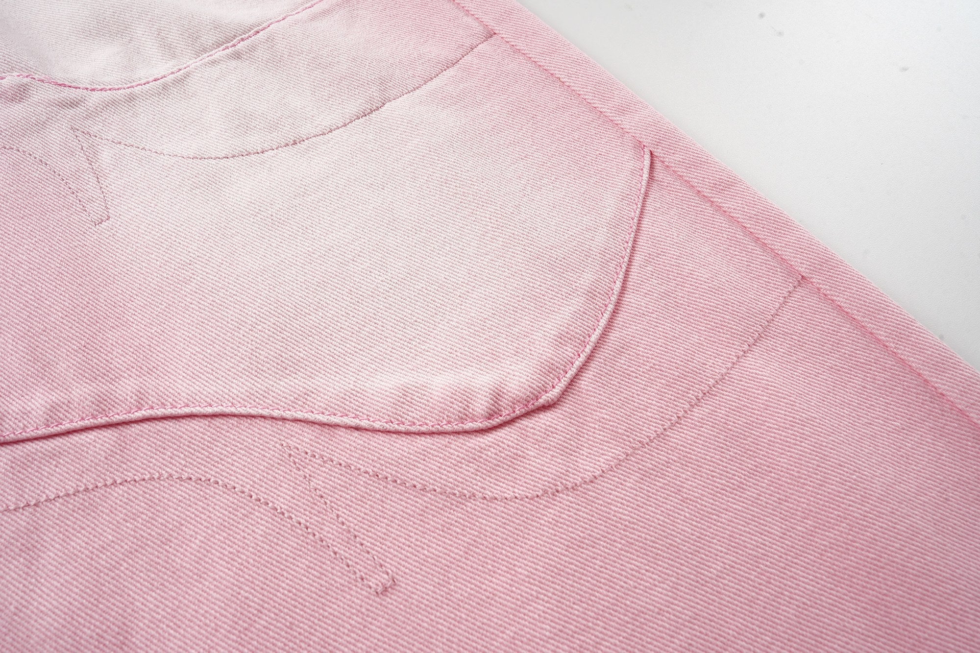 Omirad Pink Washed Wide-Leg Jeans | Y2K Streetwear Denim