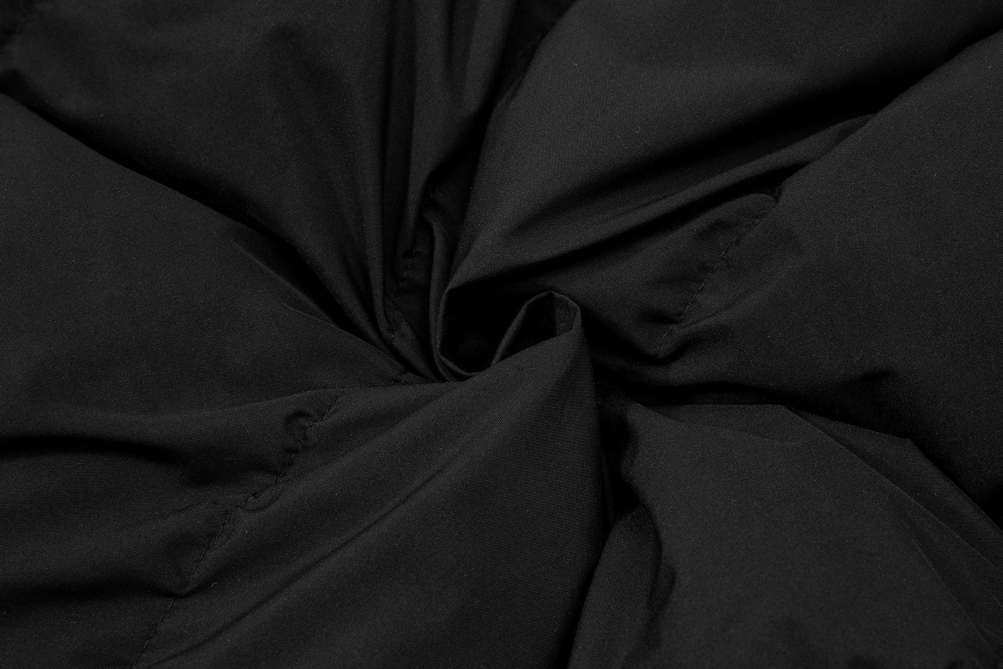 Omirad Fur-Trim Puffer Jacket | Black Hooded Bomber