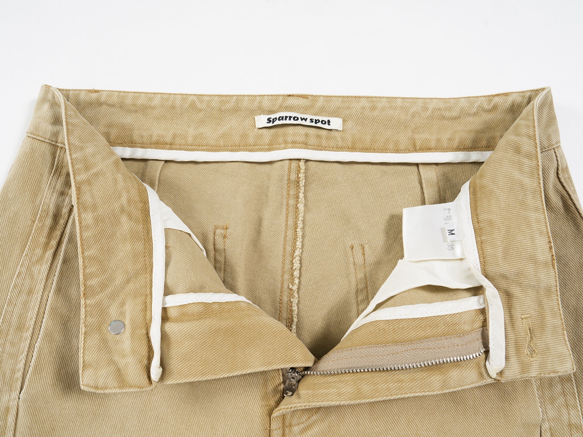 Omirad Wide-Leg Work Pants | Cotton Twill Utility Trousers