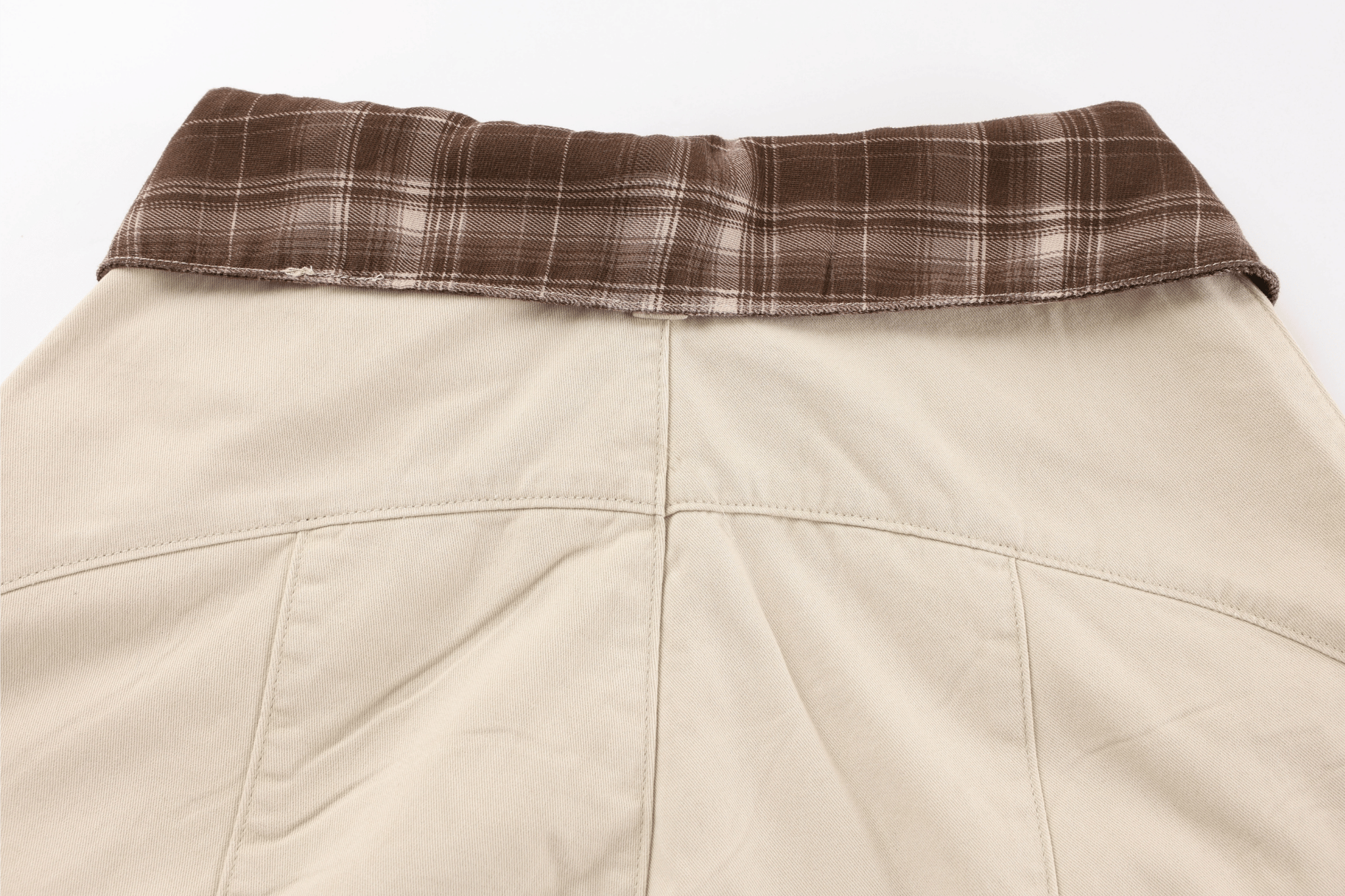 Scarf-Waist Barrel Pants | Wide-Leg Cotton Trousers