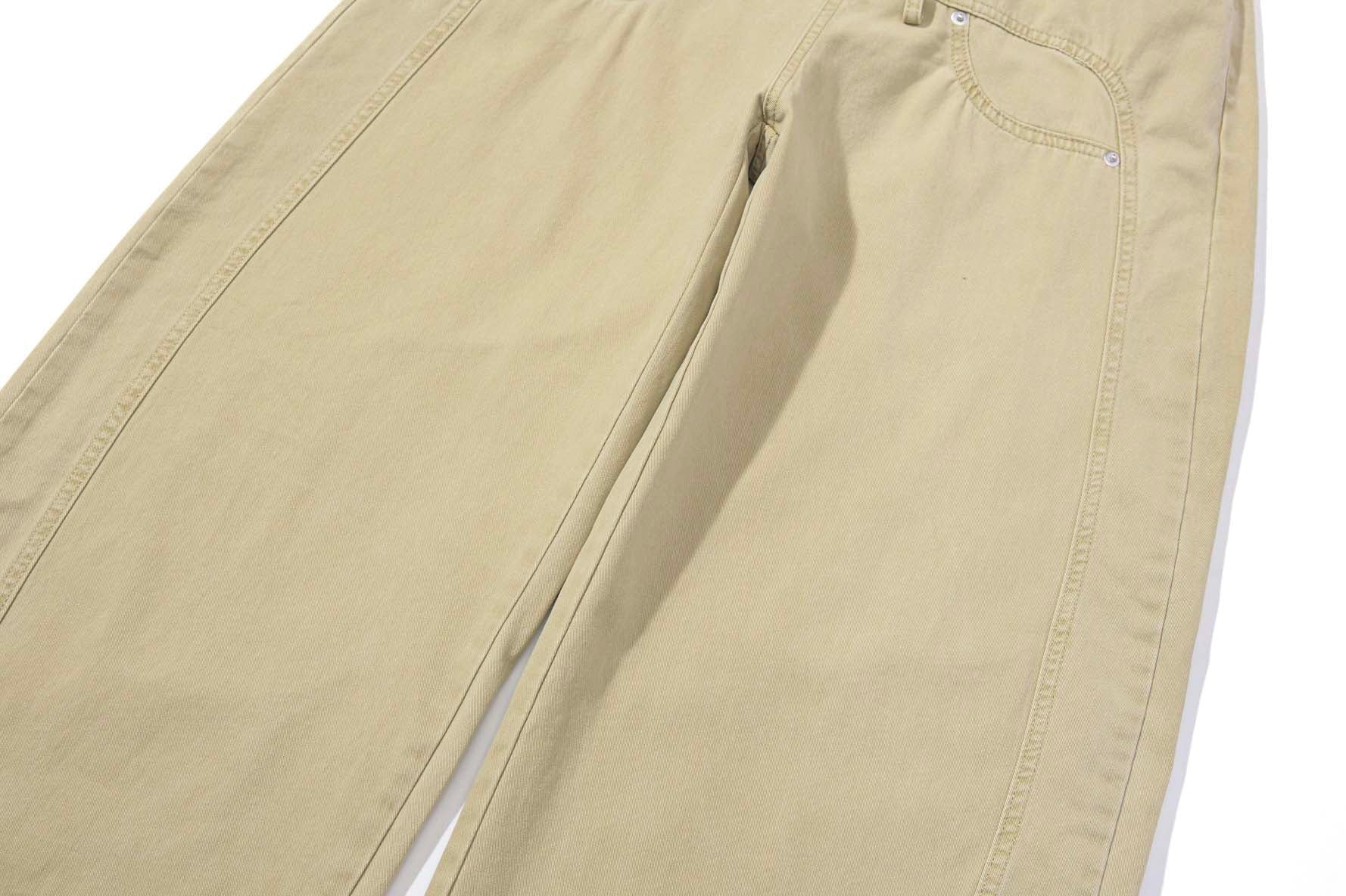 Omirad Vintage Wide-Leg Stacked Barrel Pants | 100% Cotton