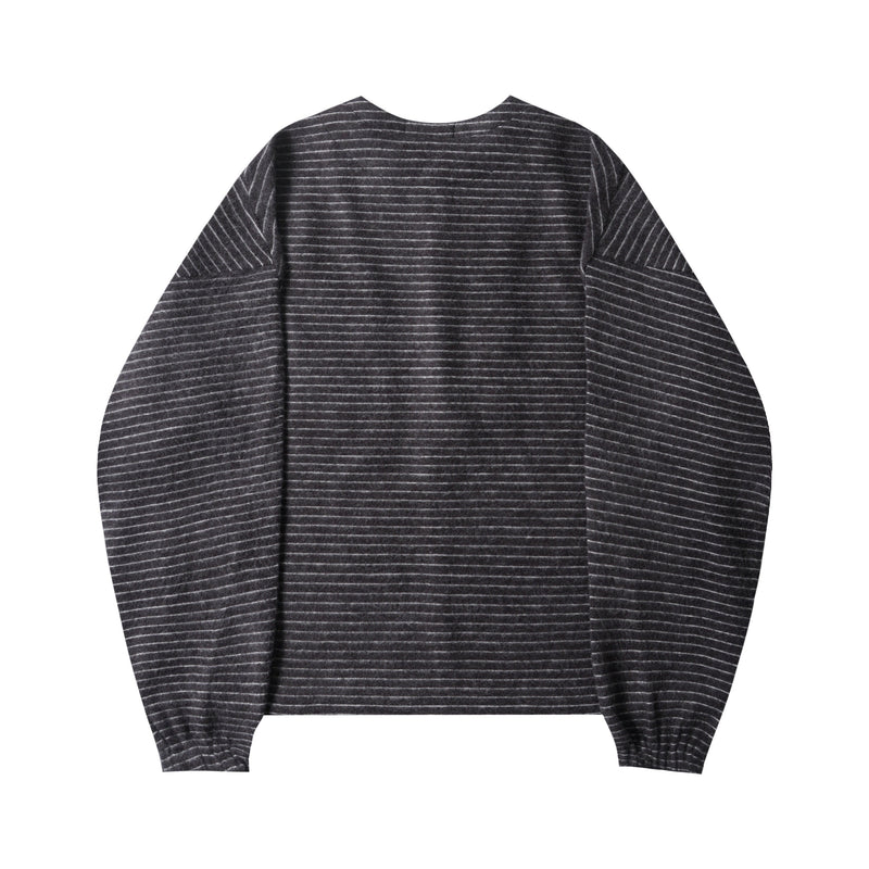 Striped Oversized Long Sleeve Shirt | Relaxed Fit