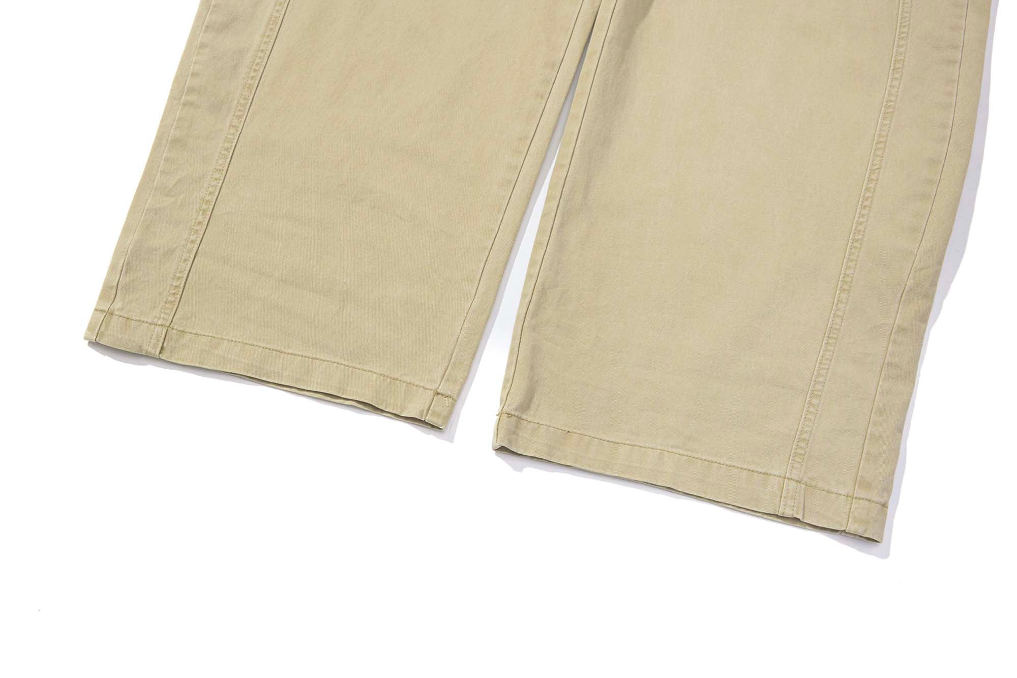 Omirad Vintage Wide-Leg Stacked Barrel Pants | 100% Cotton