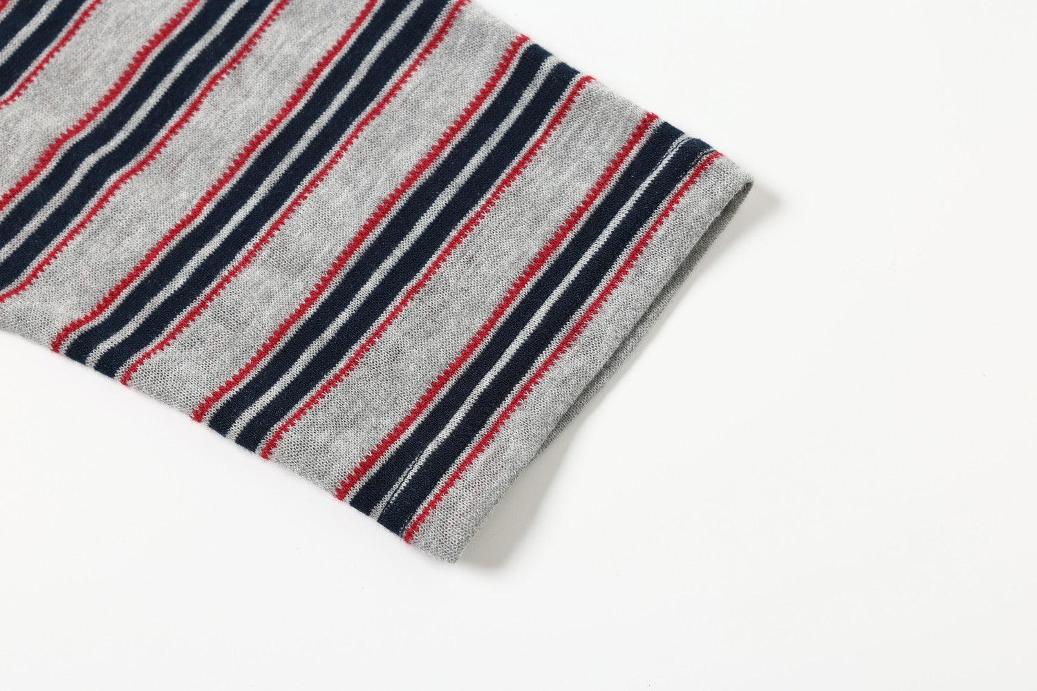 Men's Layered Stripe Sleeve Long Sleeve Tee | Y2K Streetwear
