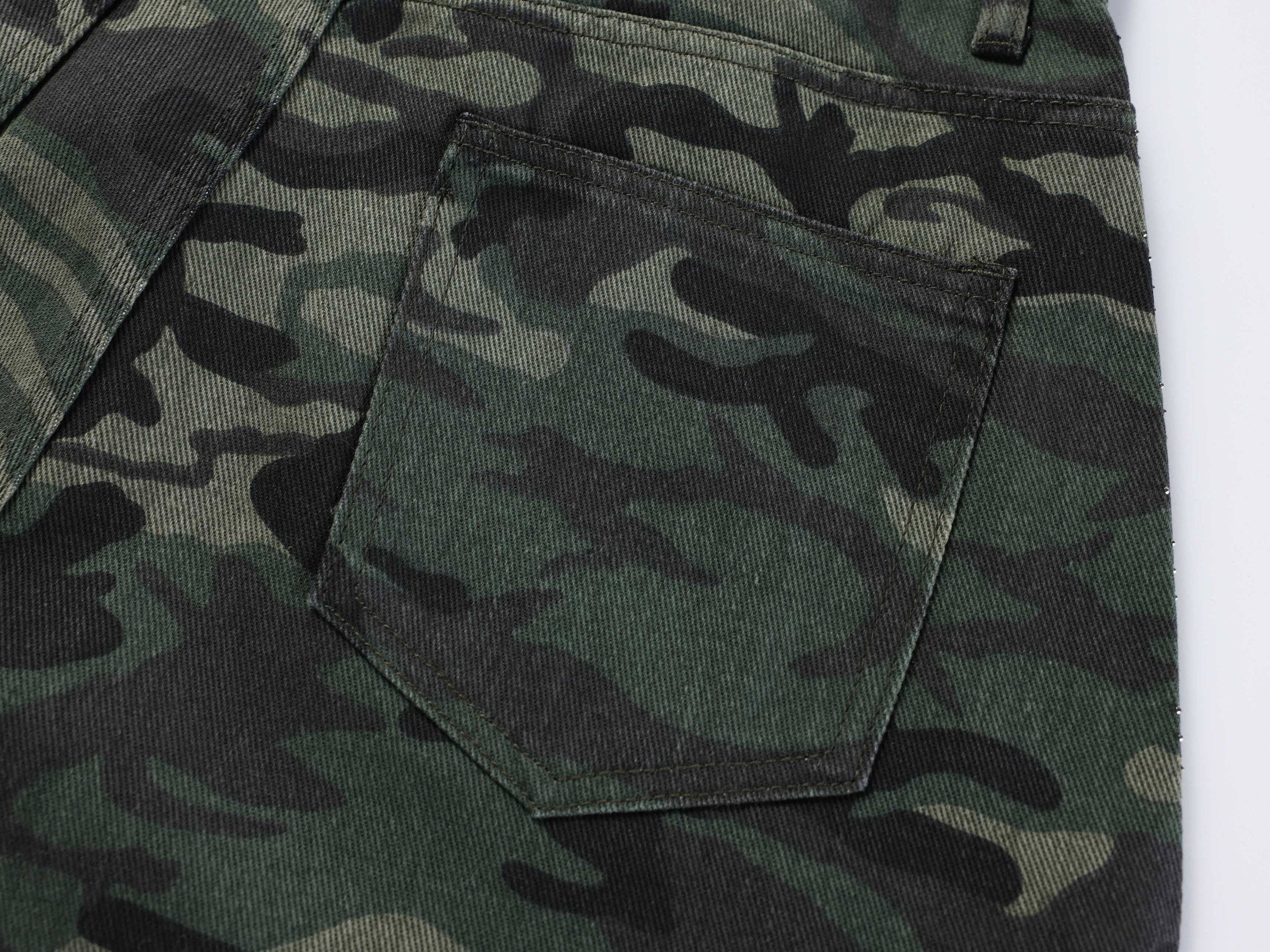 Omirad Camouflage Wide-Leg Jeans | Oversized Streetwear Denim
