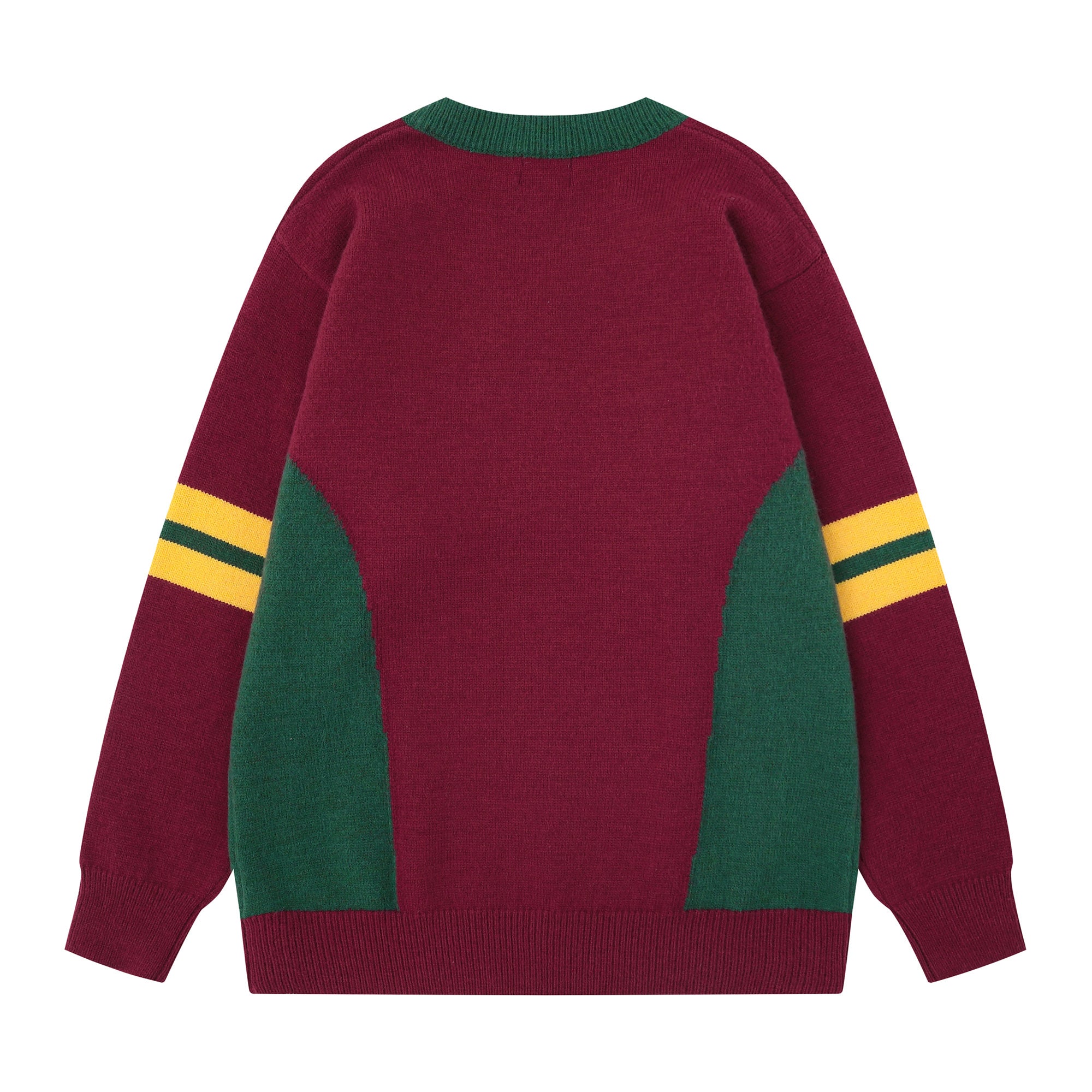 Varsity Number 8 Knit Sweater | Collegiate Color Block