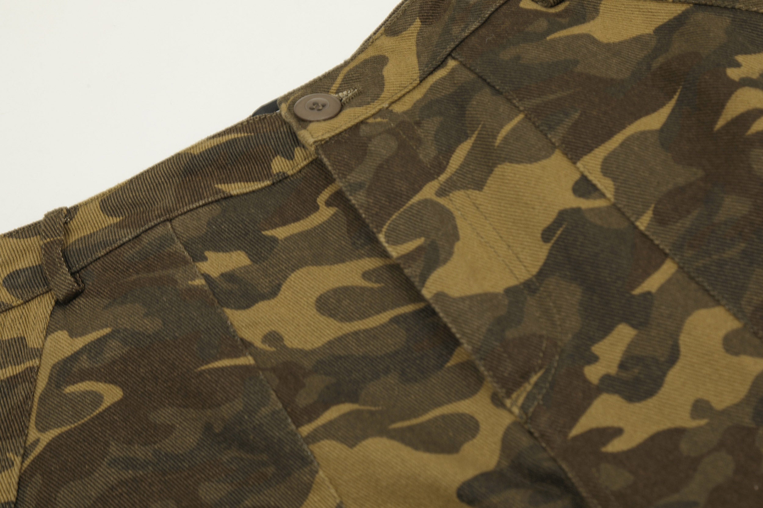 Omirad Washed Camo Wide-Leg Pants | 100% Cotton Streetwear