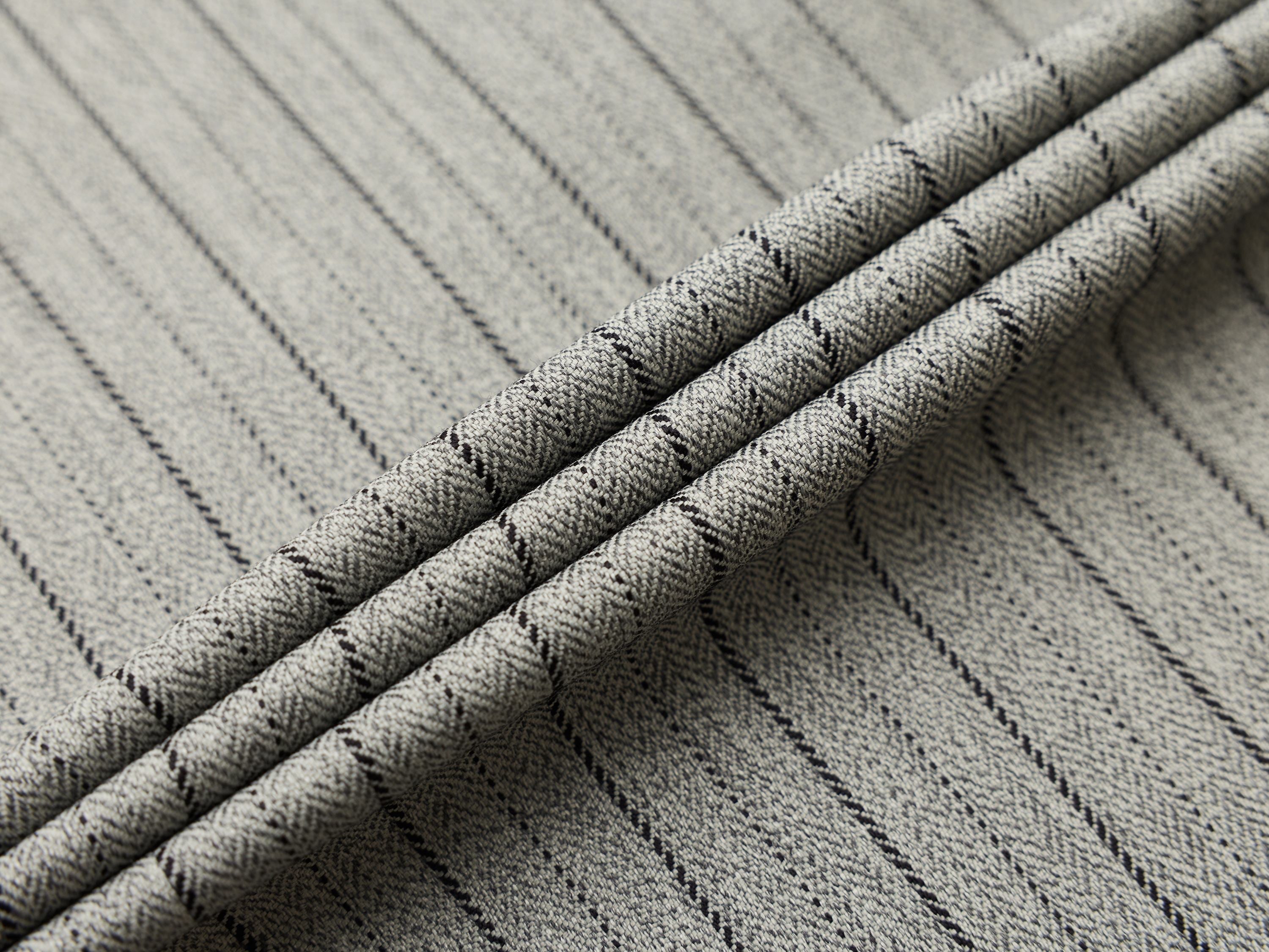 Deconstructed Pinstripe Wide-Leg Trousers | Retro Tailored Fit