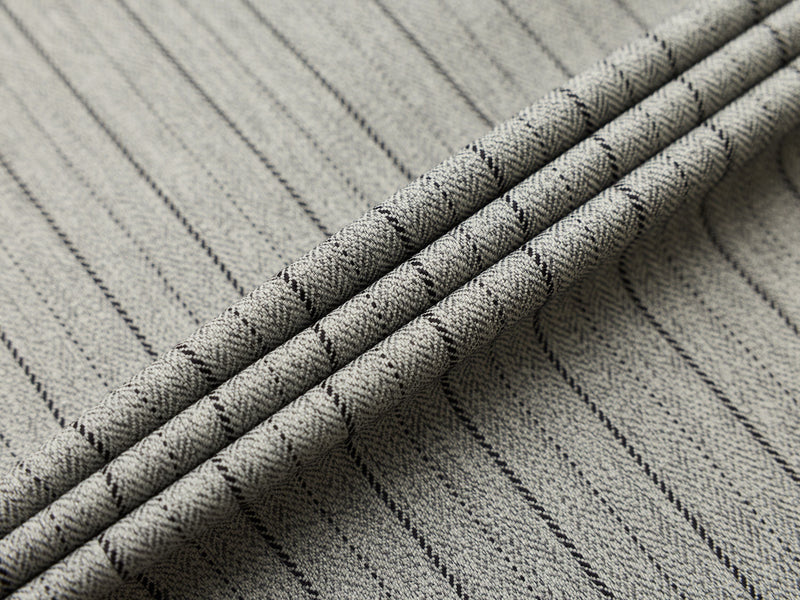 Deconstructed Pinstripe Wide-Leg Trousers | Retro Tailored Fit