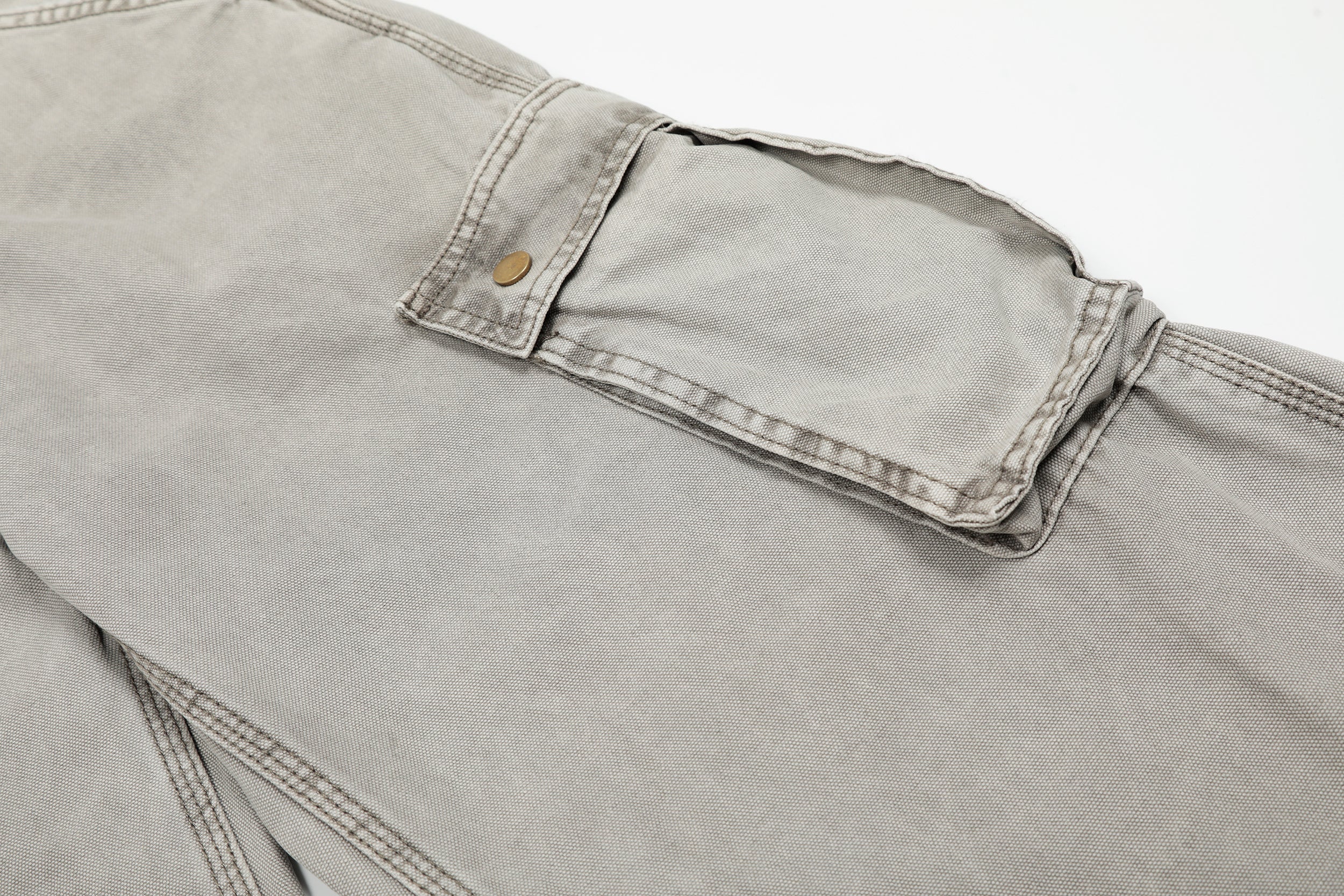 Omirad Vintage Washed Cargo Wide-Leg Pants | 100% Cotton