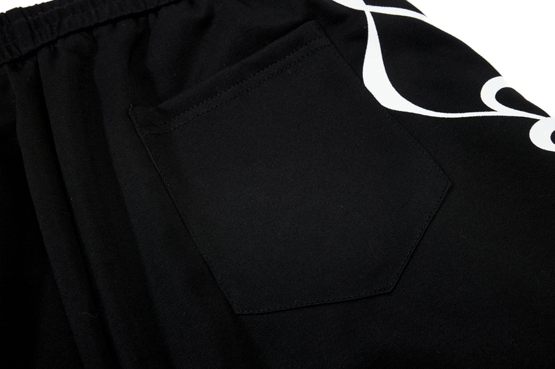 Omirad Script Stripe Wide-Leg Sweatpants | Streetwear
