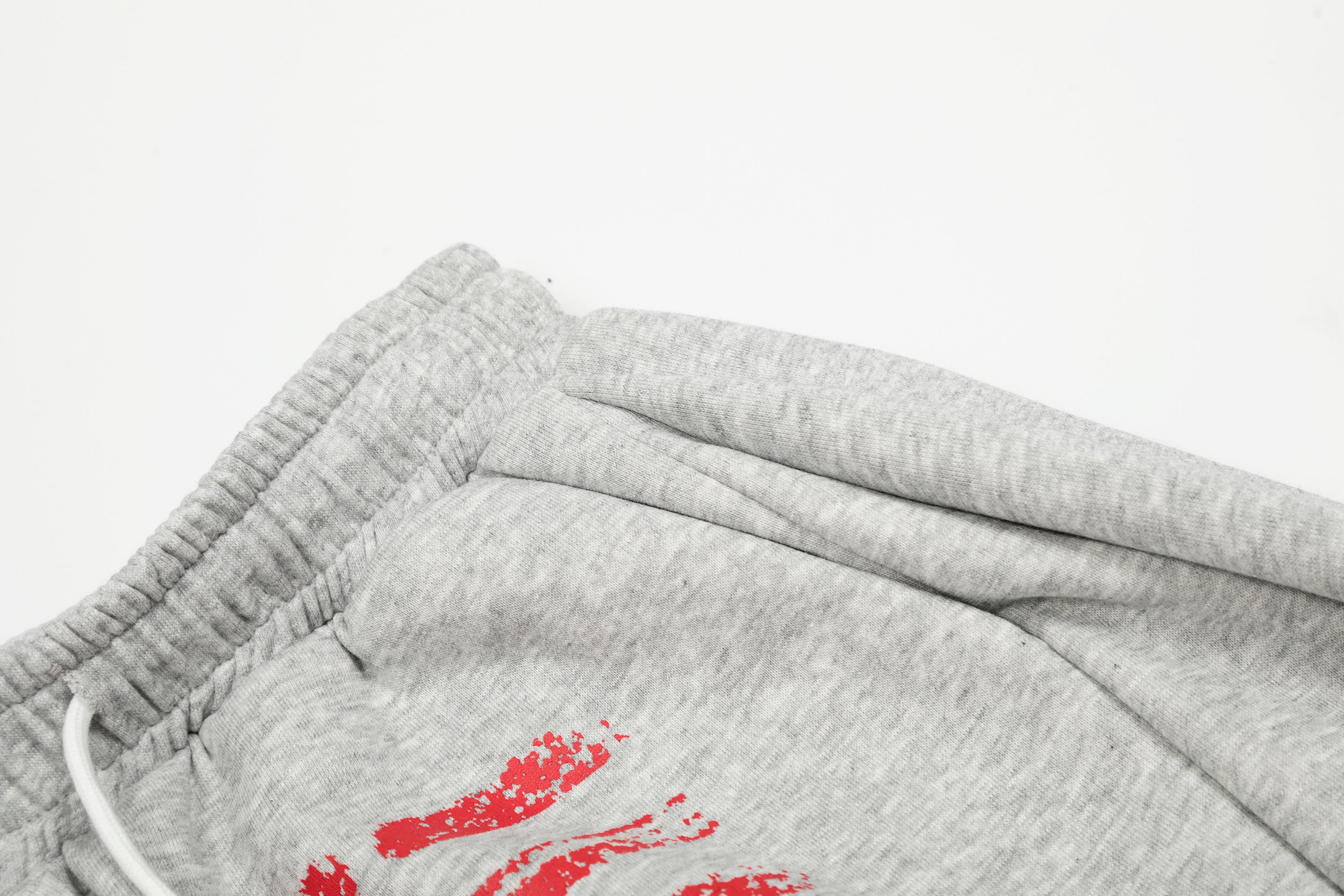 Distressed Flag Graphic Stacked Sweatpants | Oversized Streetwear