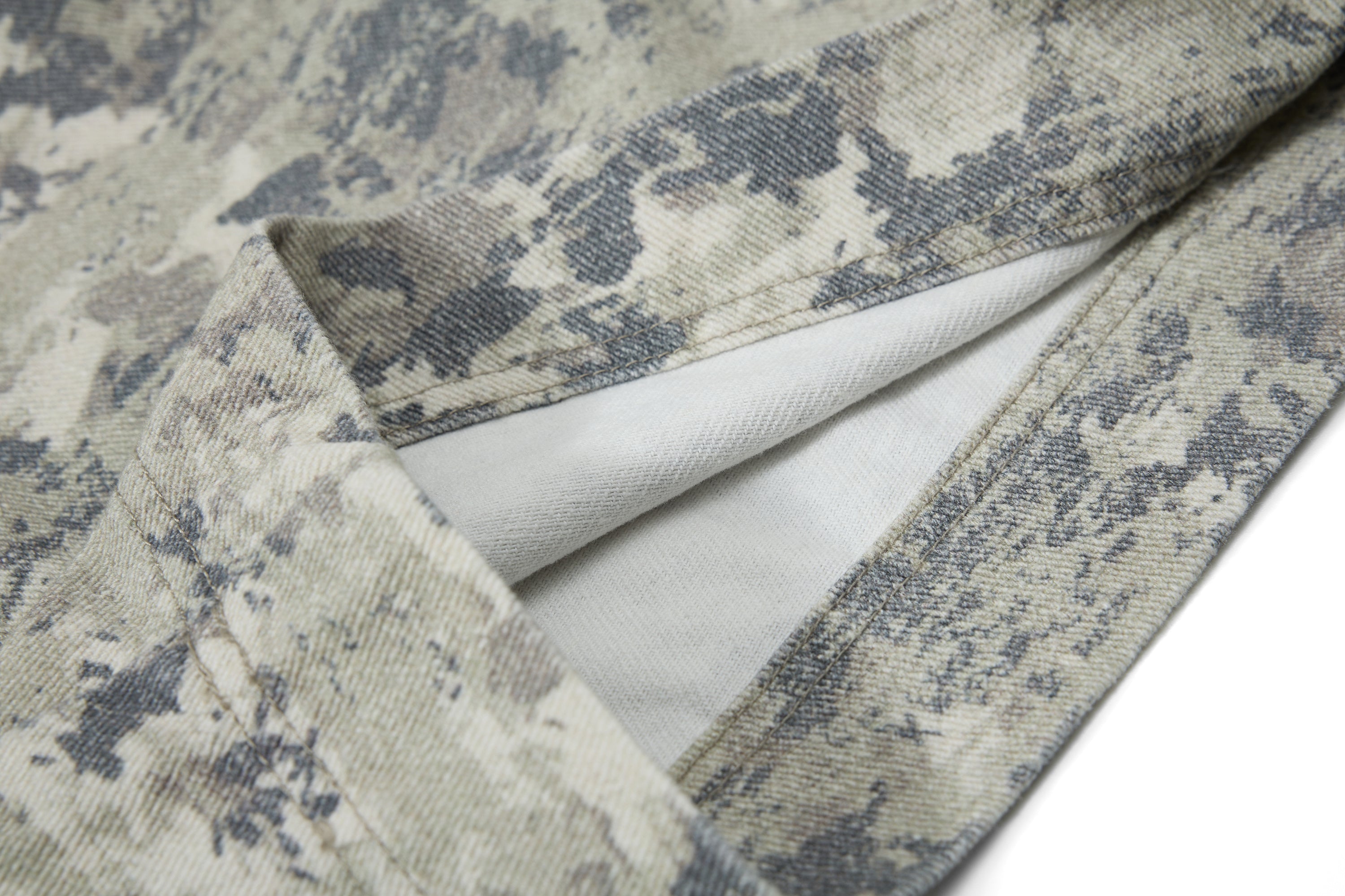 Omirad Tactical Camo Wide-Leg Cargo Pants with Reflective Stripe