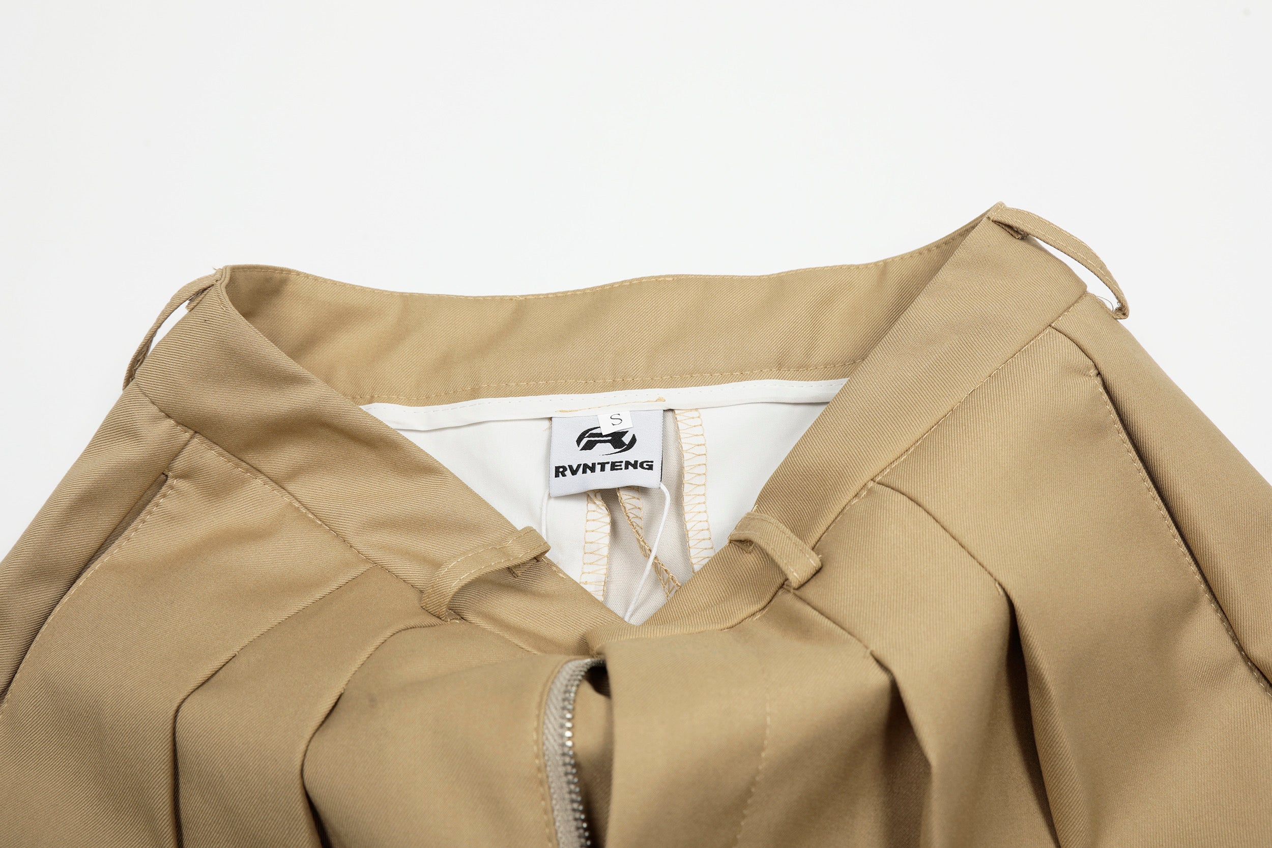 Omirad Pleated Barrel-Leg Trousers | Wide Leg Tailored Pants