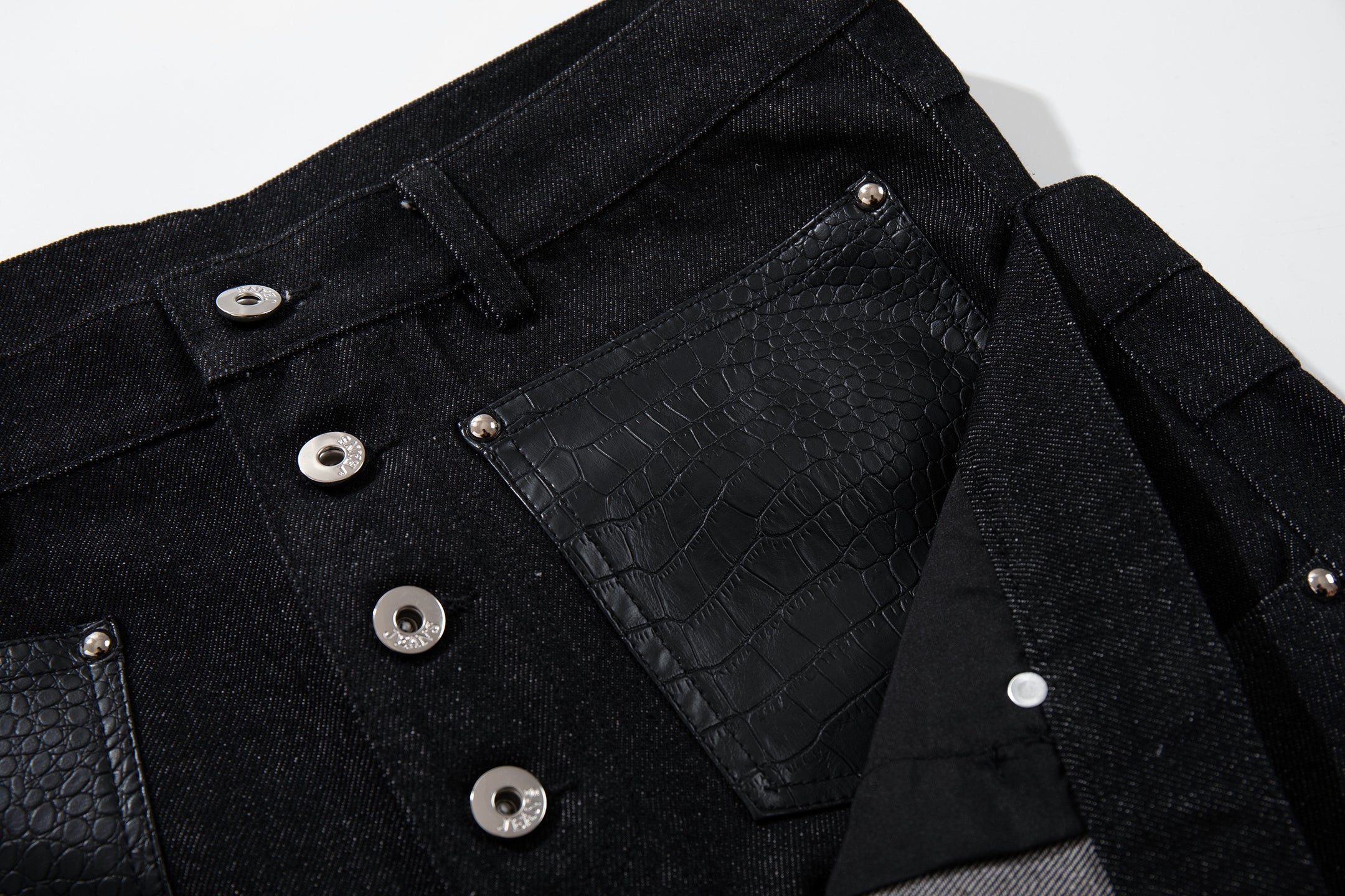 Omirad Wide Leg Button Fly Denim Pants | High-Rise Streetwear