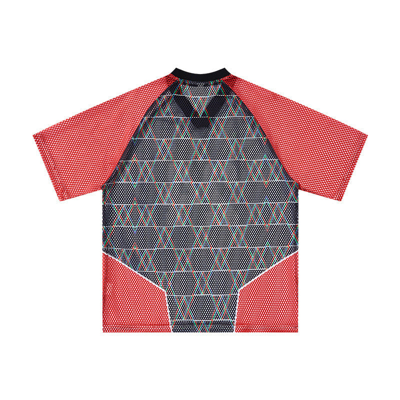Omirad Varsity 24 Mesh Jersey T-Shirt | Color Block Streetwear
