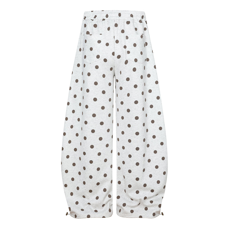 Omirad Star Print Wide-Leg Sweatpants | Streetwear
