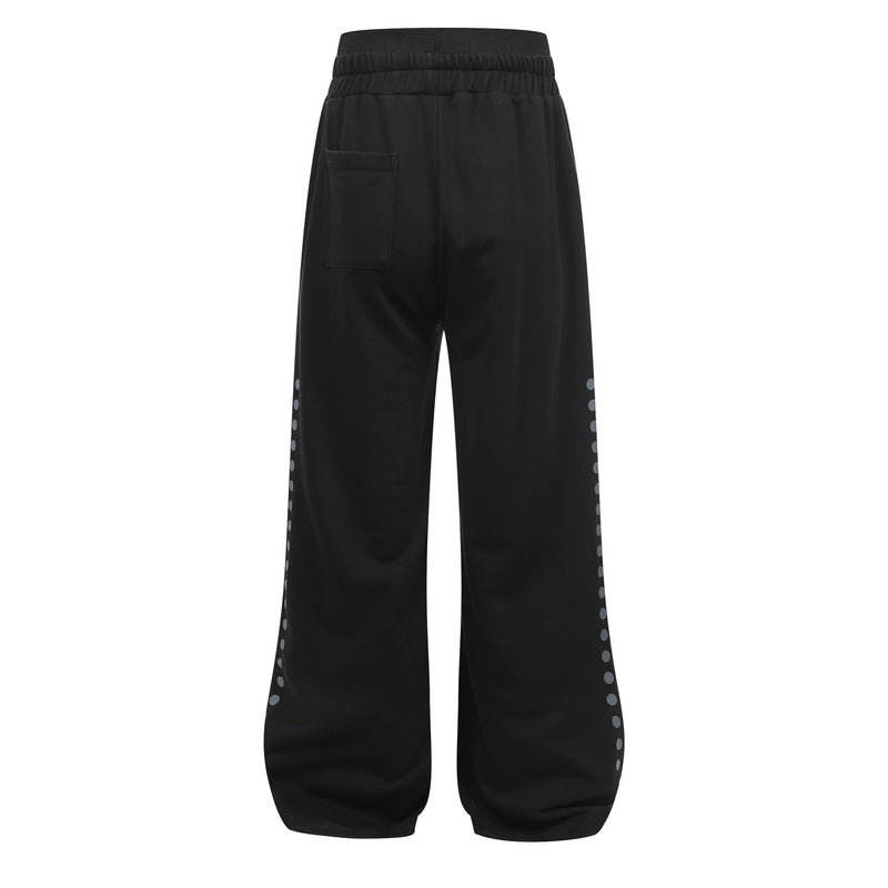 Distressed Wide-Leg Sweatpants | Washed Streetwear Joggers
