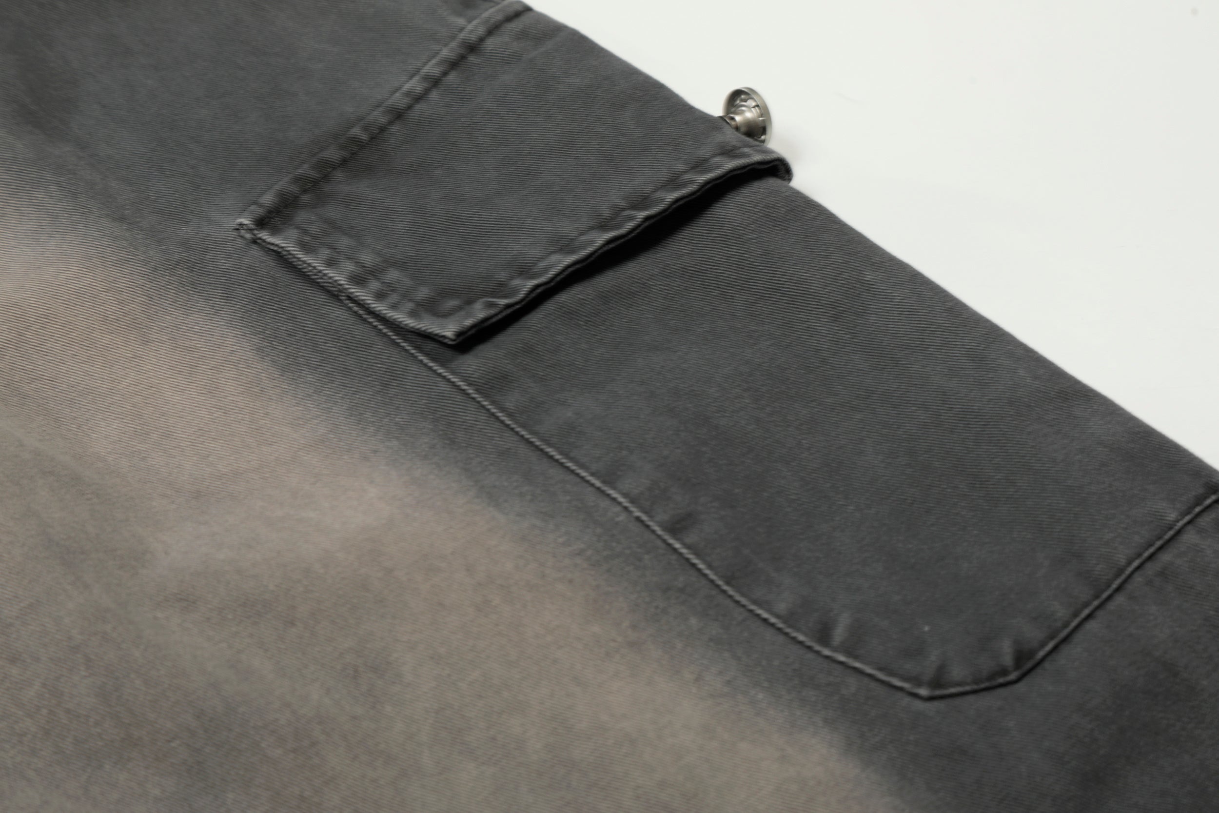 Washed Cargo Wide-Leg Pants | Vintage Streetwear Trousers