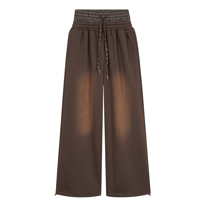 Vintage Fade Wide-Leg Sweatpants | Streetwear Joggers