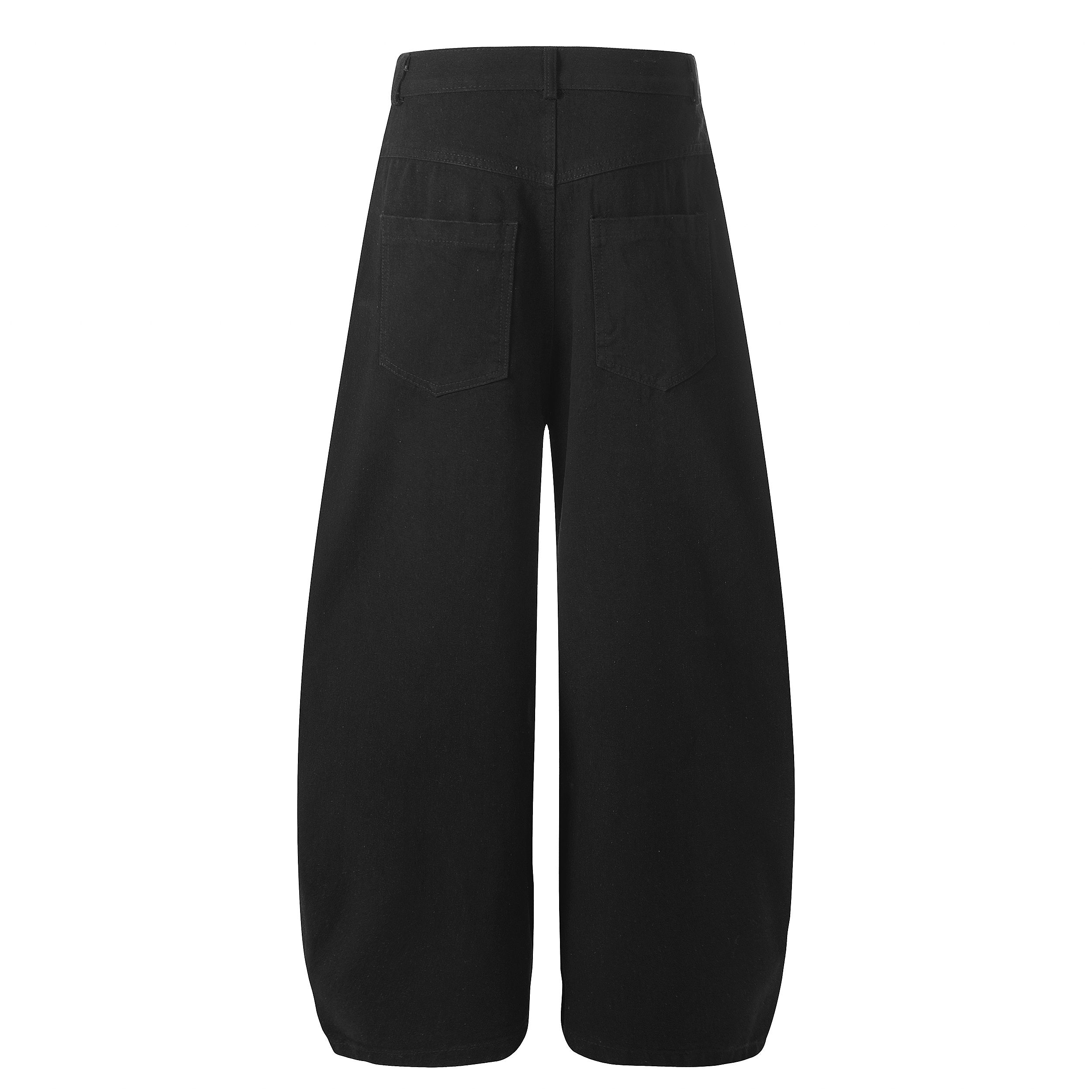 Omirad Graphic Patchwork Wide-Leg Pants | Gothic Streetwear