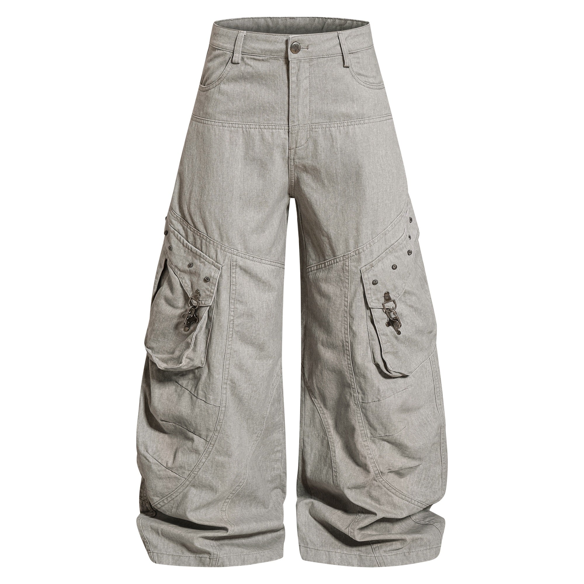 Omirad Utility Balloon Cargo Pants | Wide-Leg Streetwear