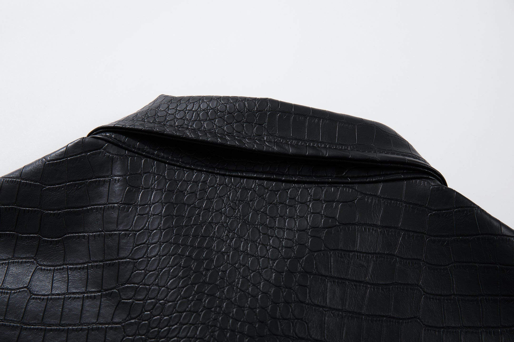 Omirad Black Denim Panel Jacket | Structured Cropped Fit
