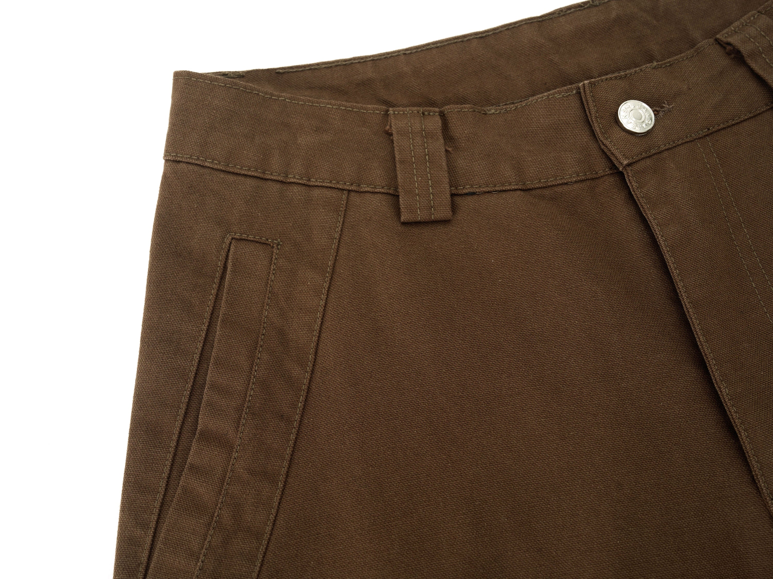 Men's Wide-Leg Utility Pants | Curved Barrel Fit | 100% Cotton