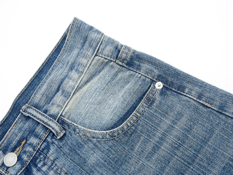 Omirad Vintage Fade Barrel Jeans | Wide Leg Streetwear Denim