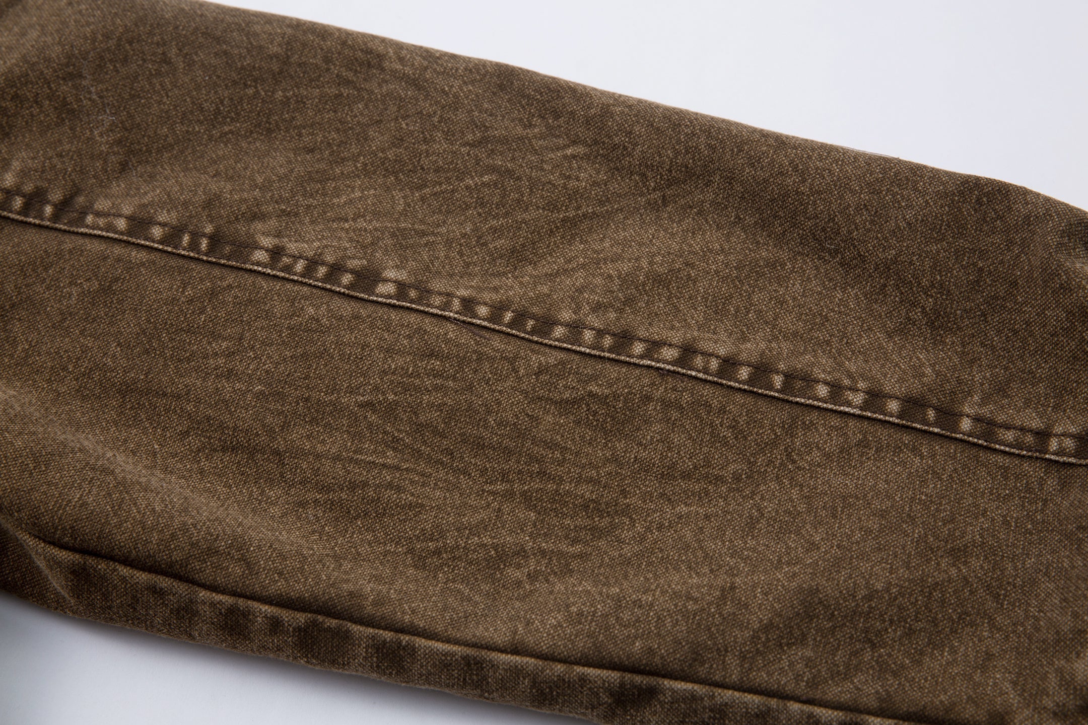 Fur-Lined Toggle Jacket | Vintage Washed Streetwear Coat