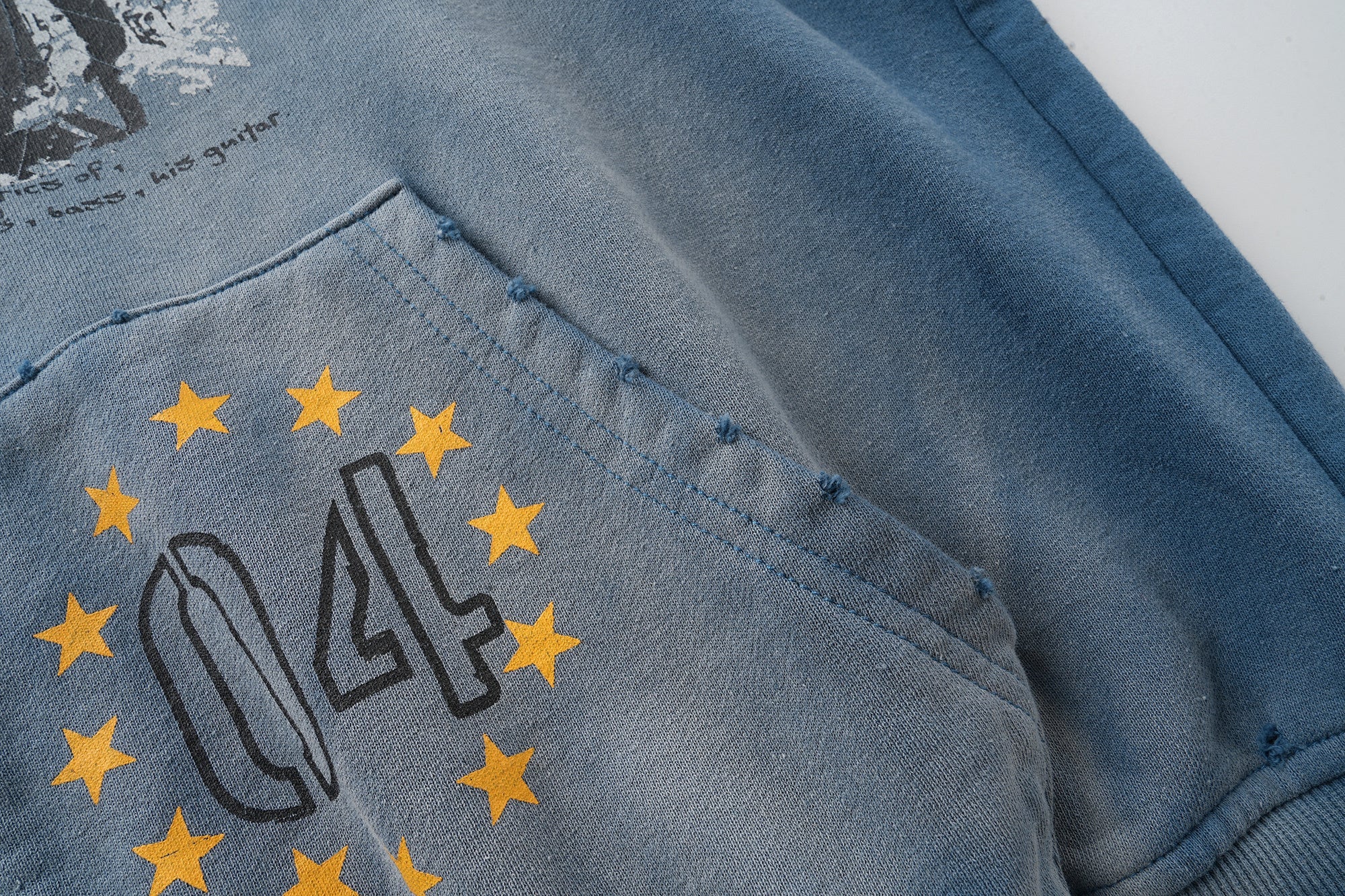 Vintage Wash Rock Graphic Zip-Up Hoodie | Streetwear