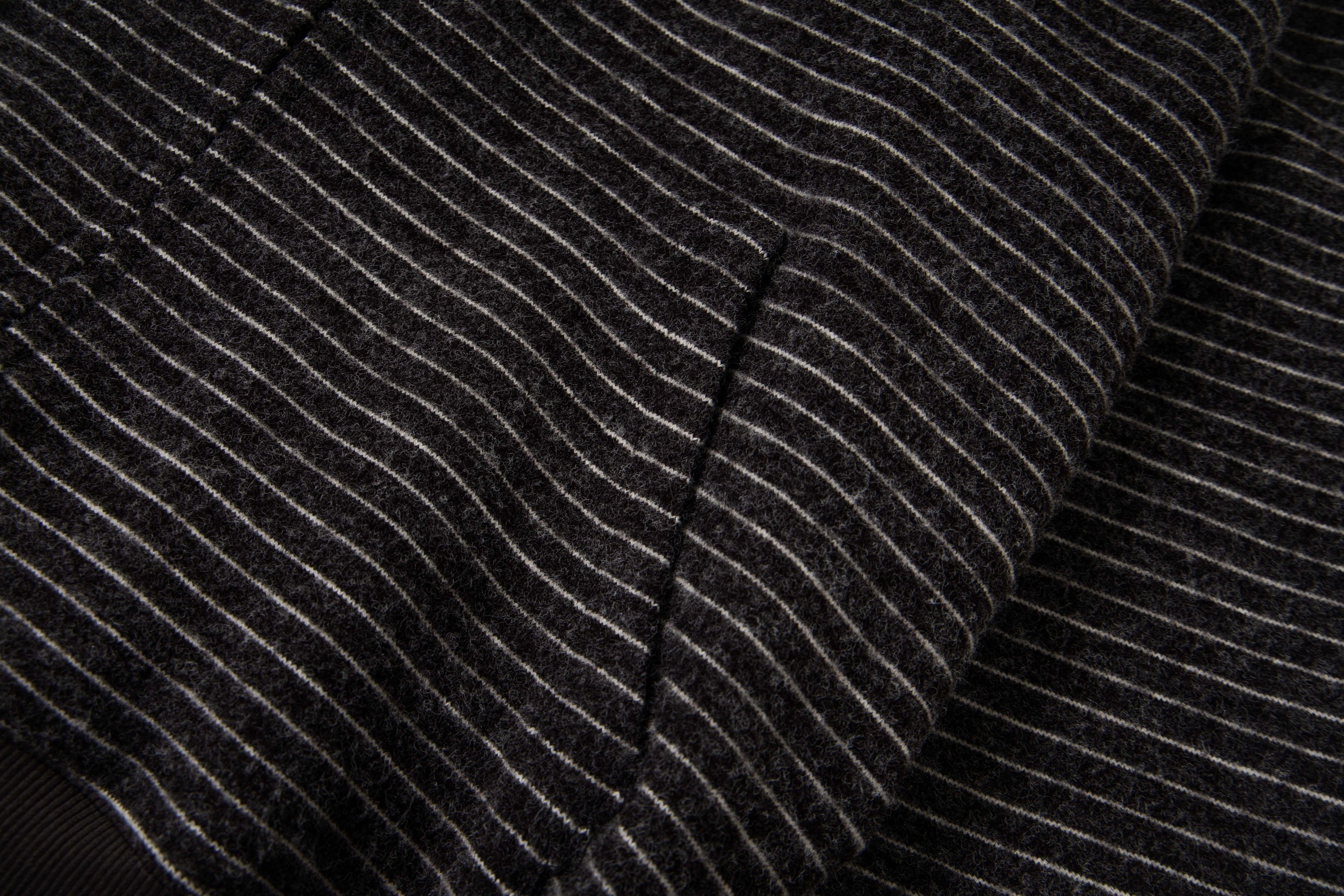 Battlekid Striped Knit Zip Hoodie | Vintage Athletic Style