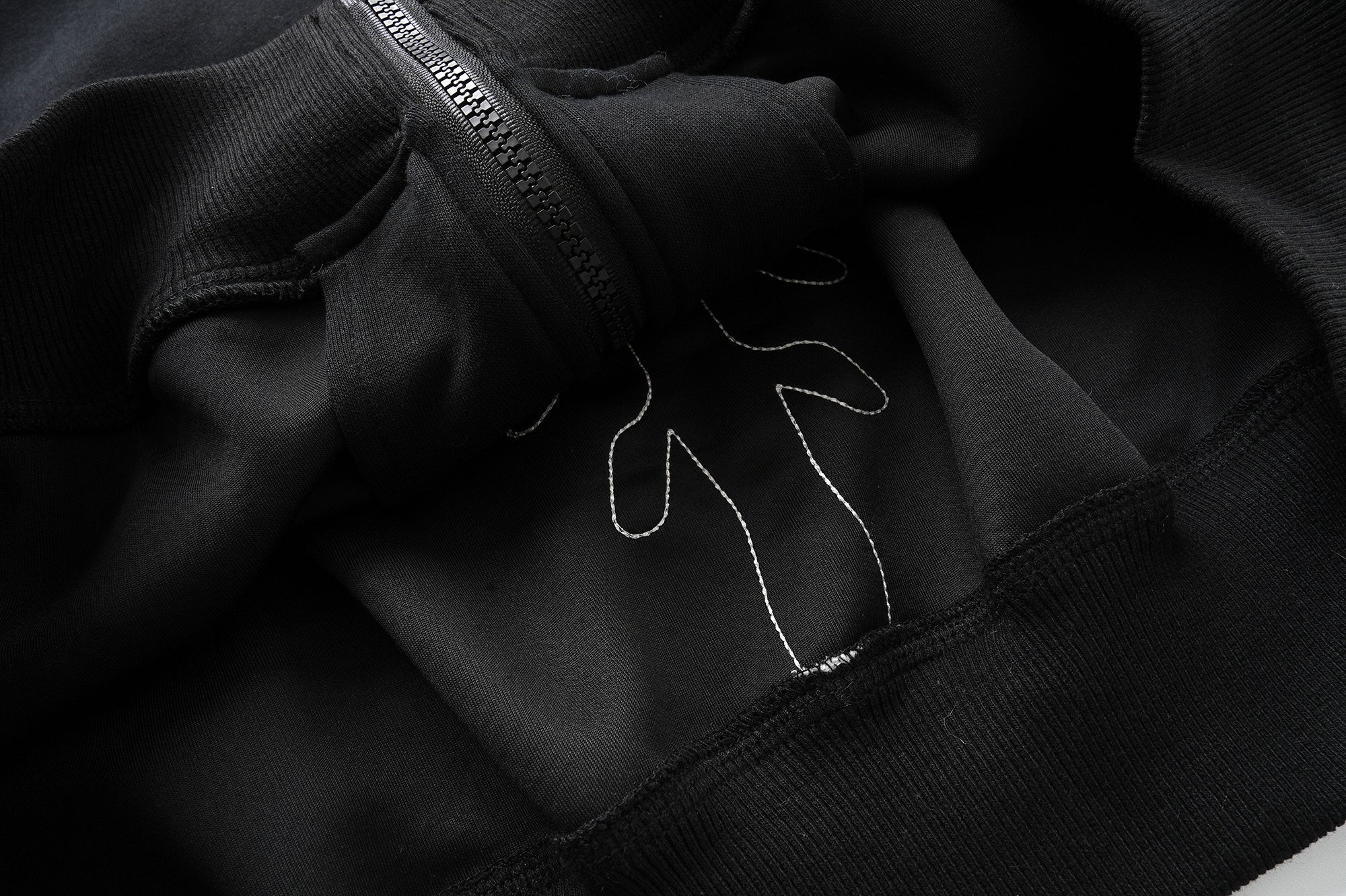 Skeleton Zip-Up Hoodie | Black Streetwear Graphic Hoodie