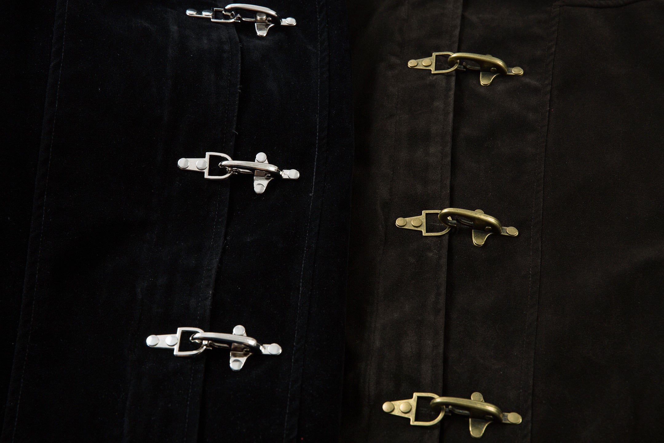 Suede-Texture Metal Clasp Jacket | Vintage Street Style