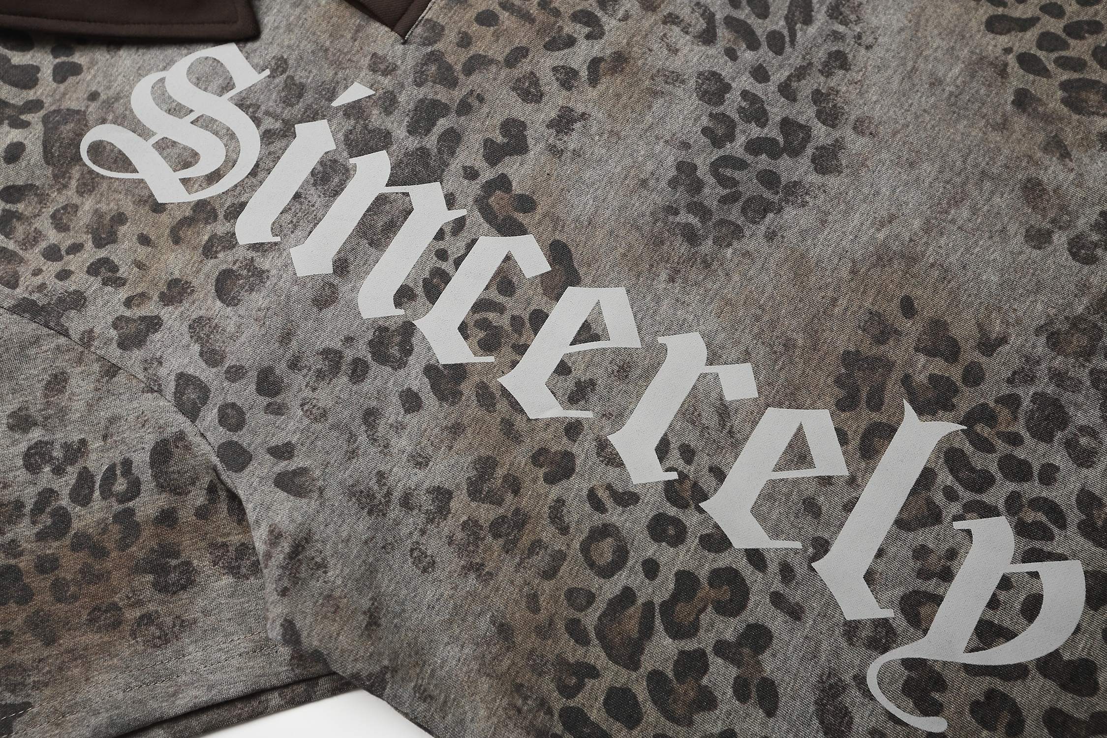 Omirad Leopard Gothic Polo Tee | Oversized Streetwear Shirt