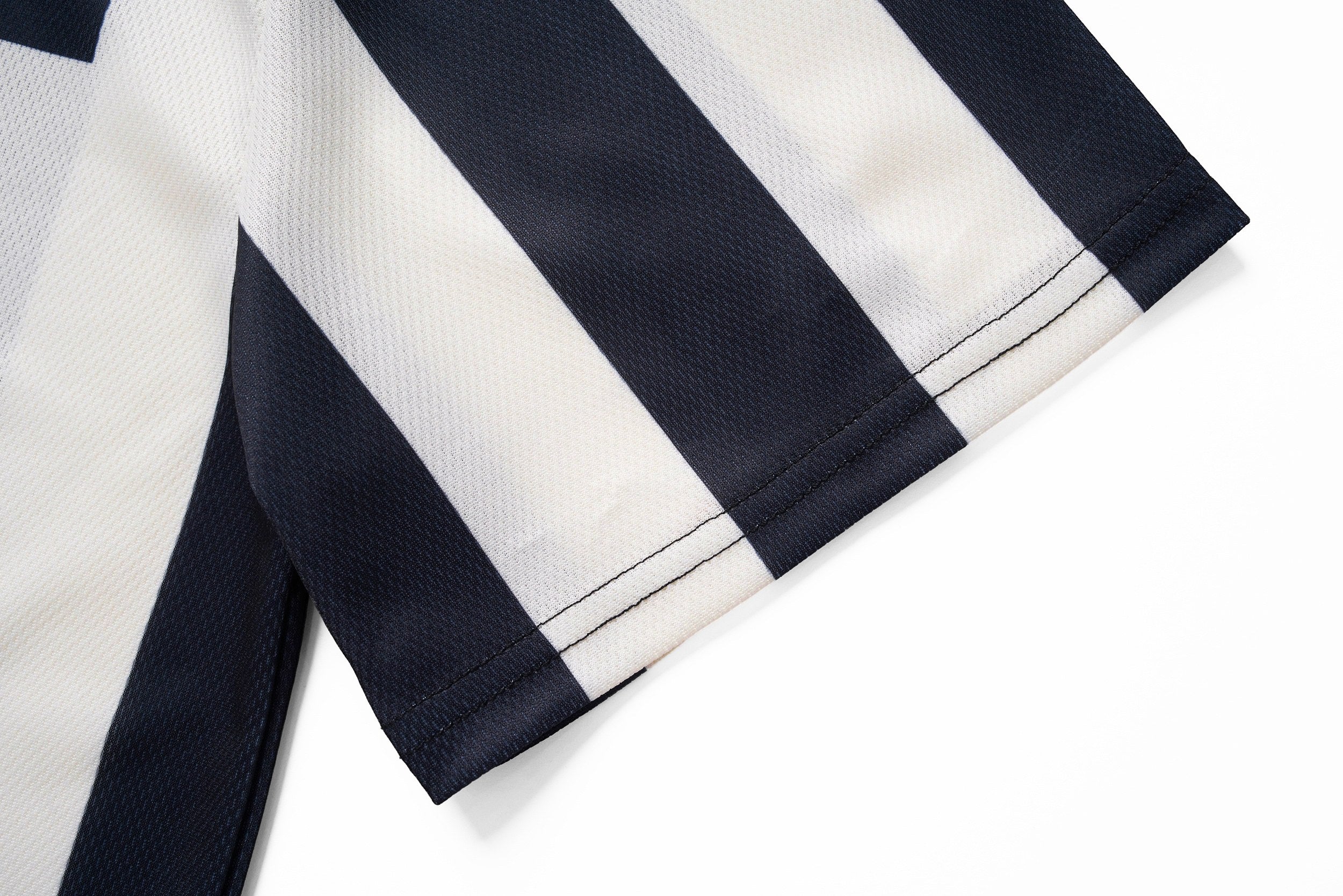 Retro Striped Varsity Soccer Jersey | Bold Streetwear Fit