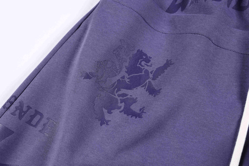 Omirad Gothic Script Wide-Leg Sweatpants | Streetwear