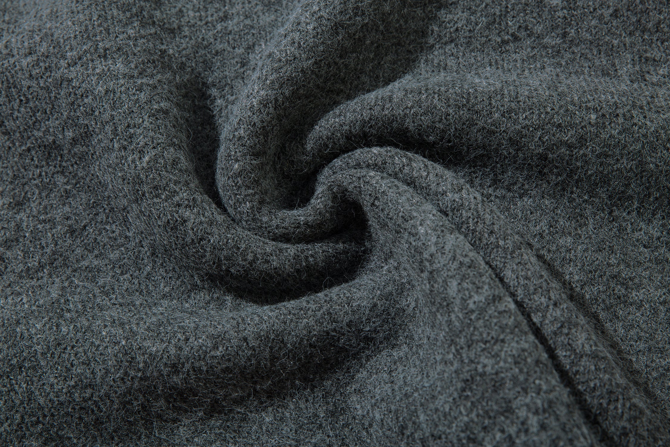 Distressed Hem Half-Zip Knit Sweater | Streetwear Black